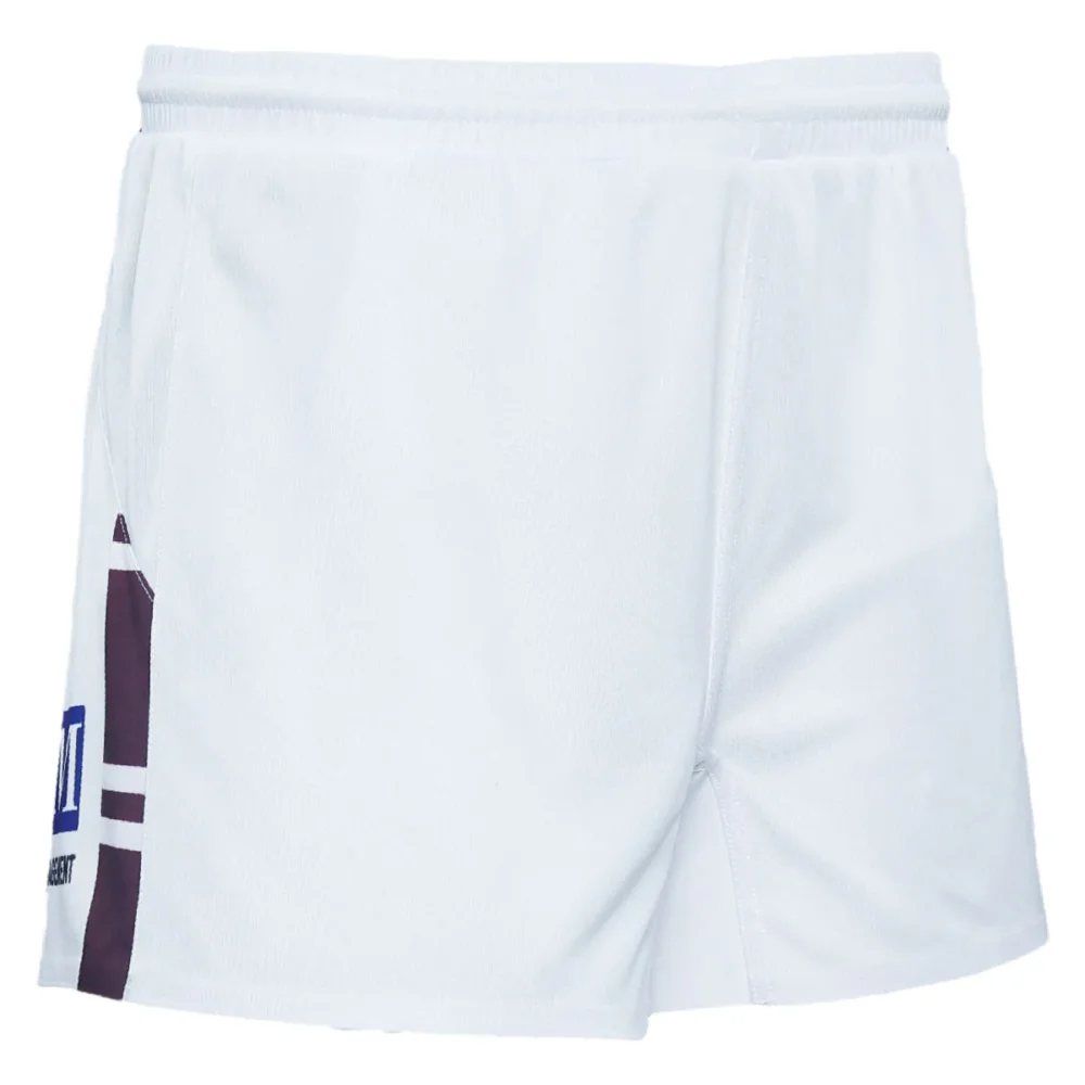 Manly-Warringah Sea Eagles 2024 Mens Playing Home Shorts White - 2