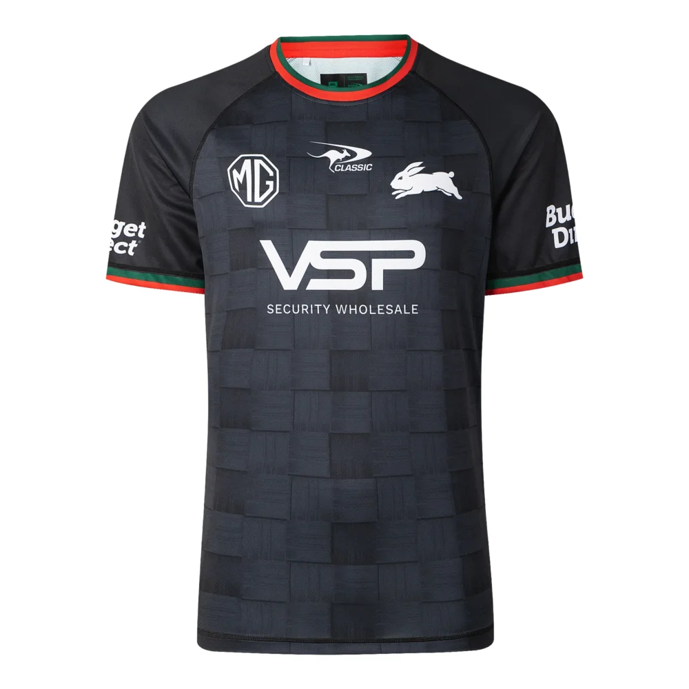 South Sydney Rabbitohs Mens 2026 Pro Training Tee Black