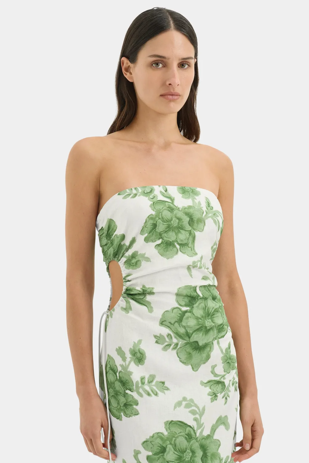 Gardella Strapless Midi Dress - 2