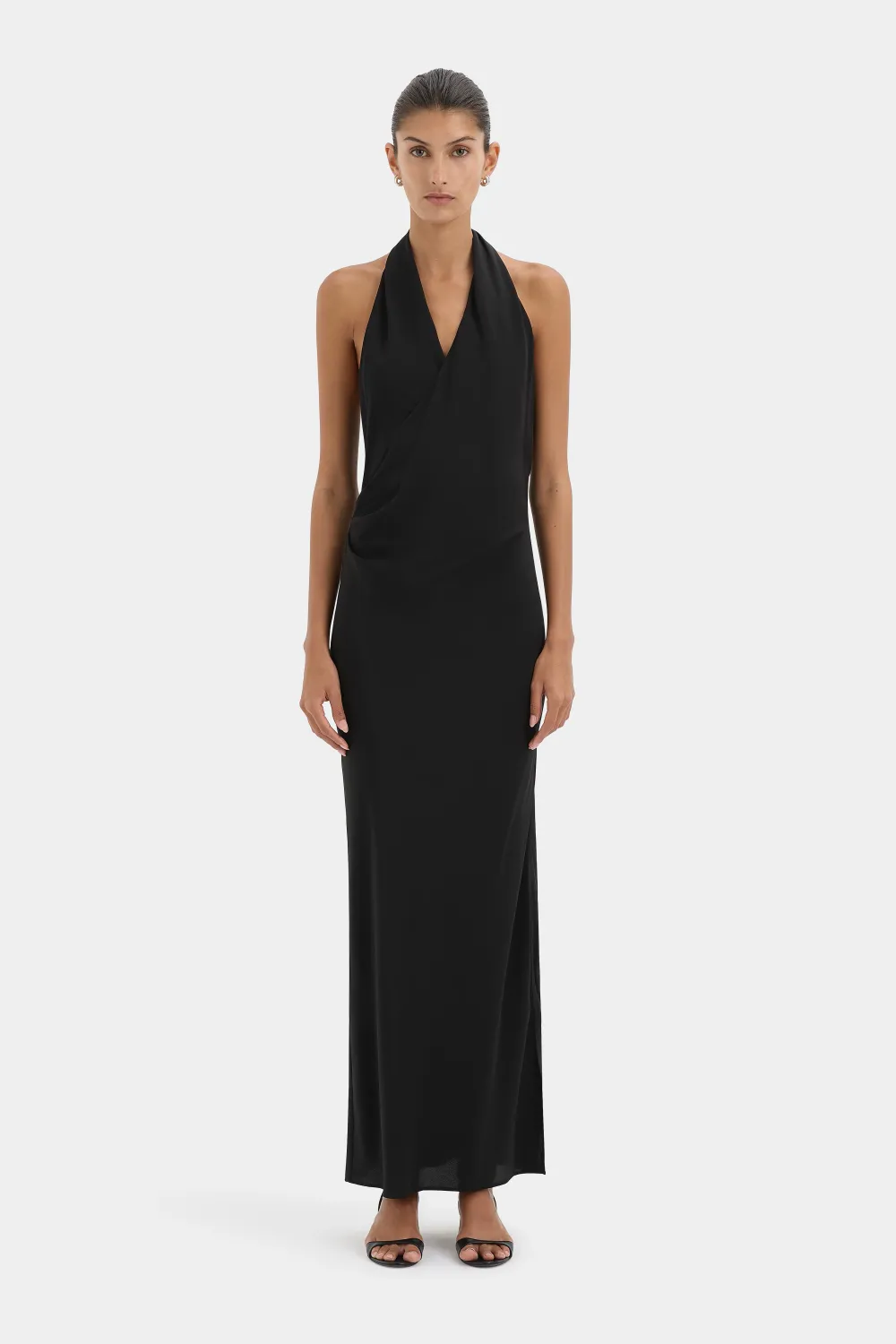 Rioja Halter Scarf Maxi Dress