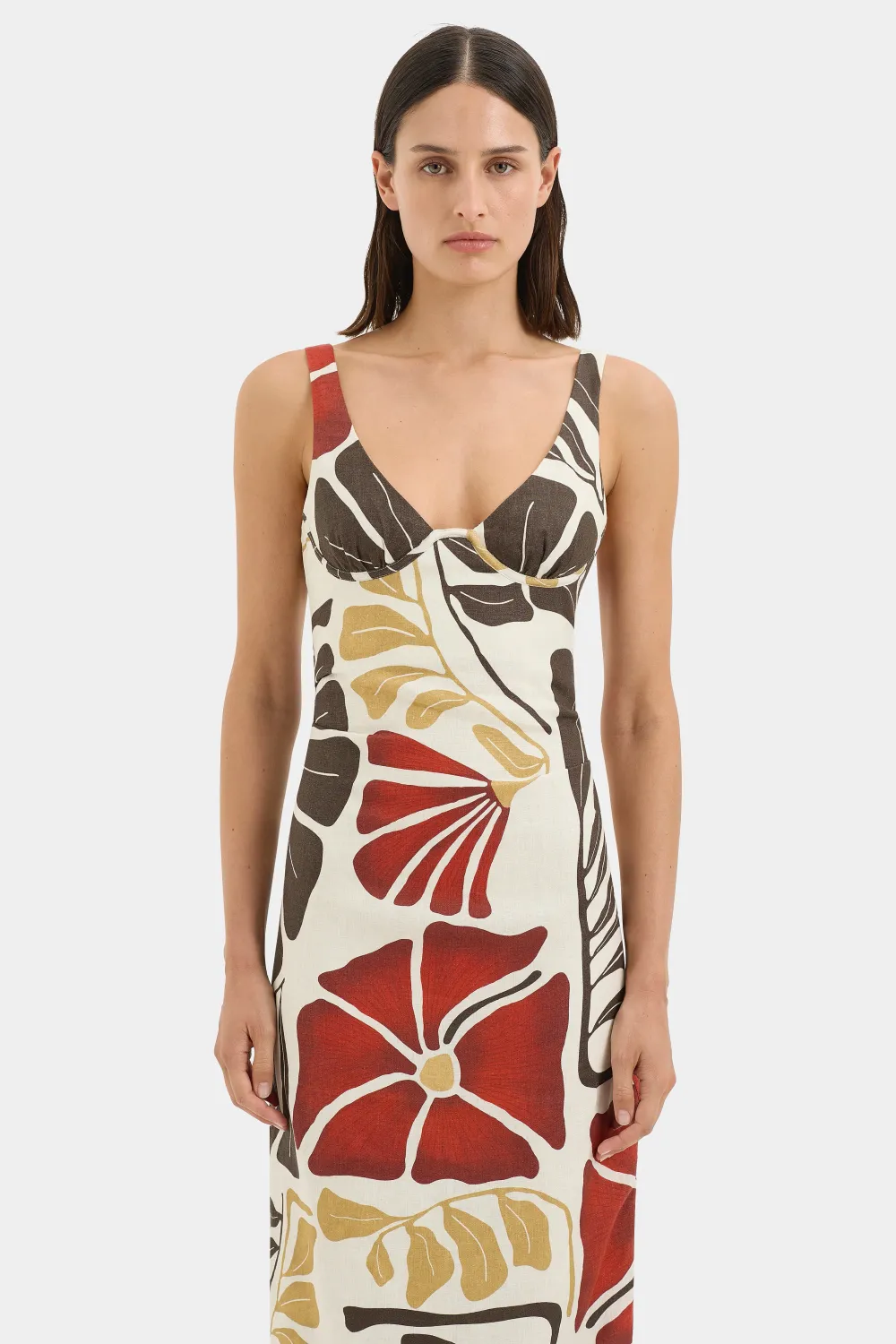 Julietta Balconette Midi Dress - 5