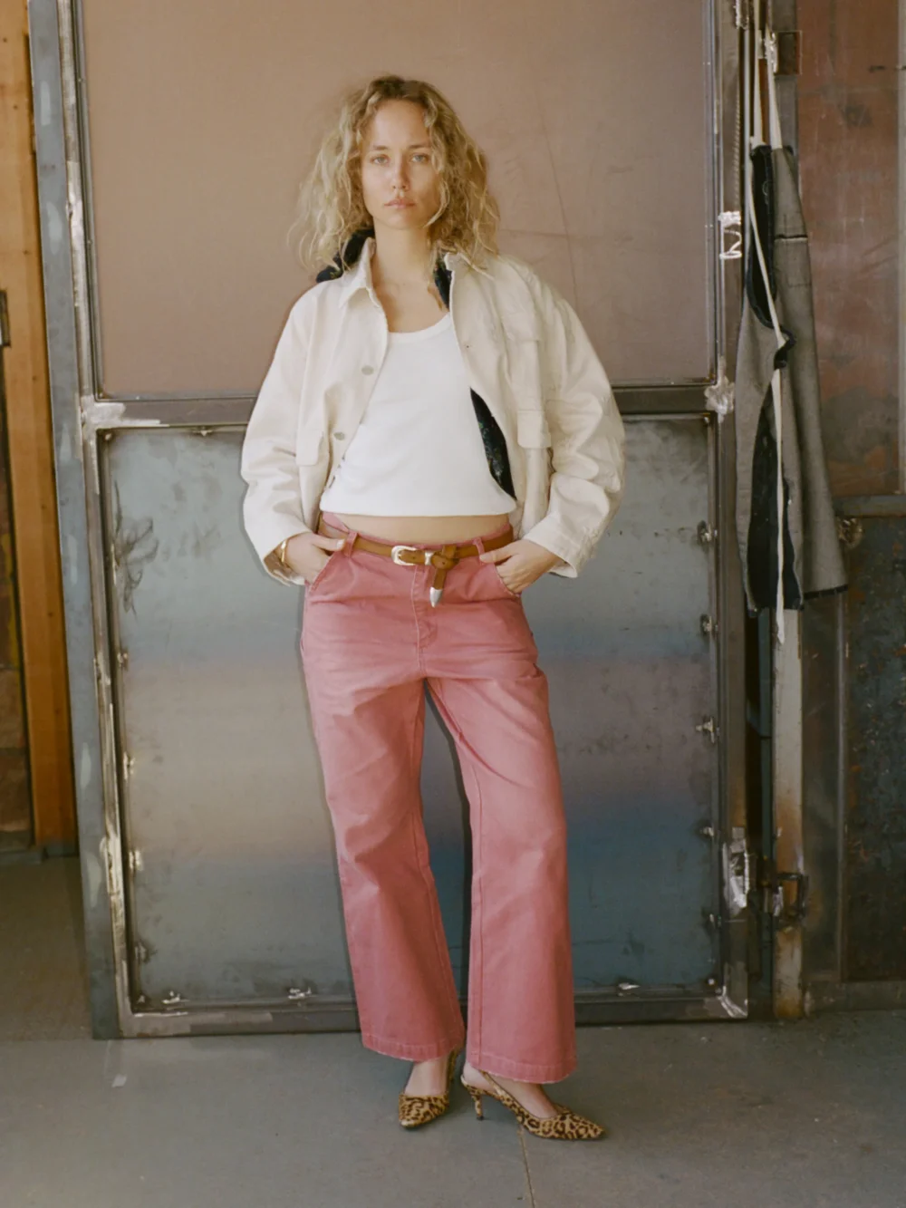 Canvas Faded Pants - 2