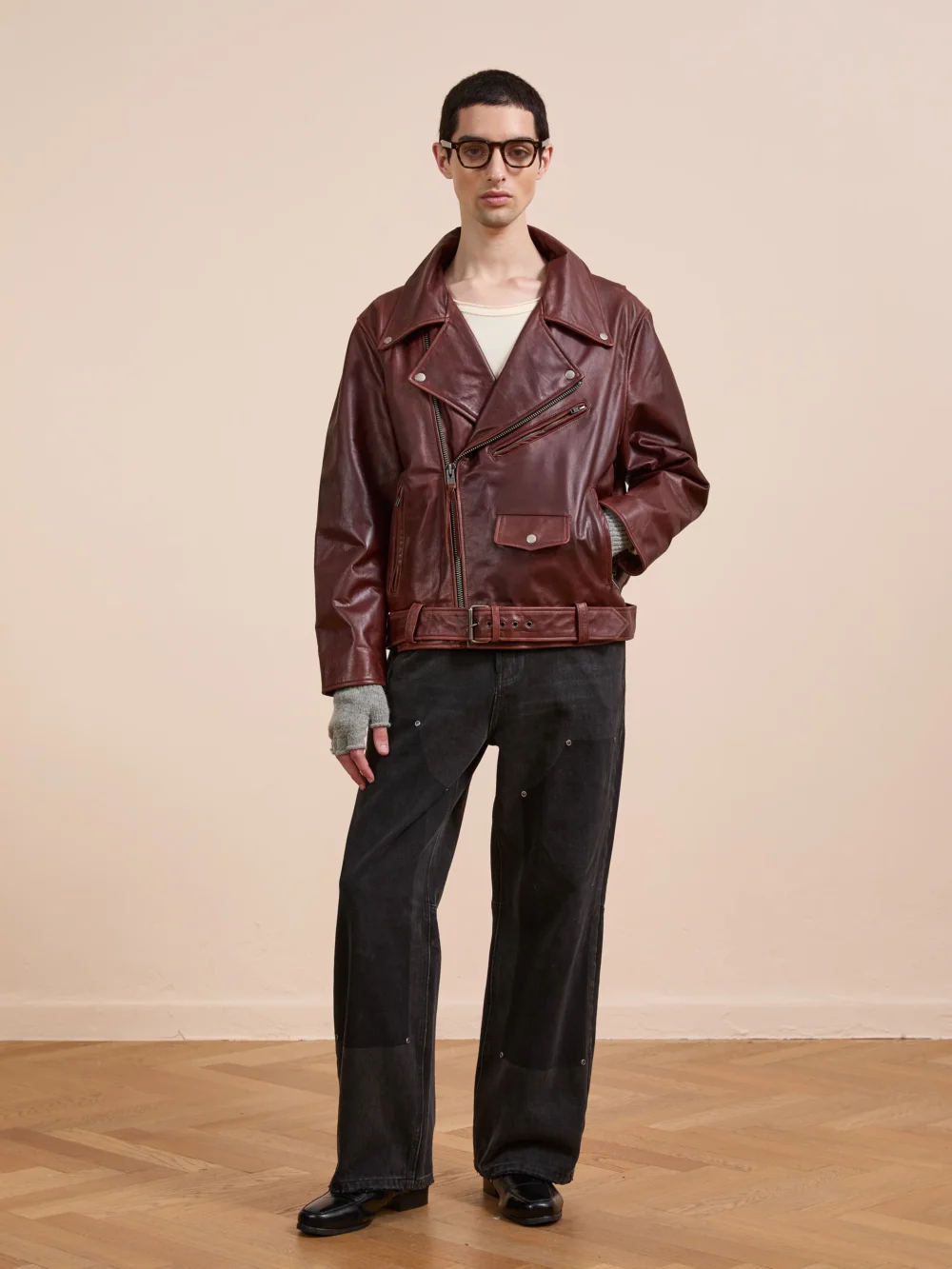 Leather Biker Jacket - 2
