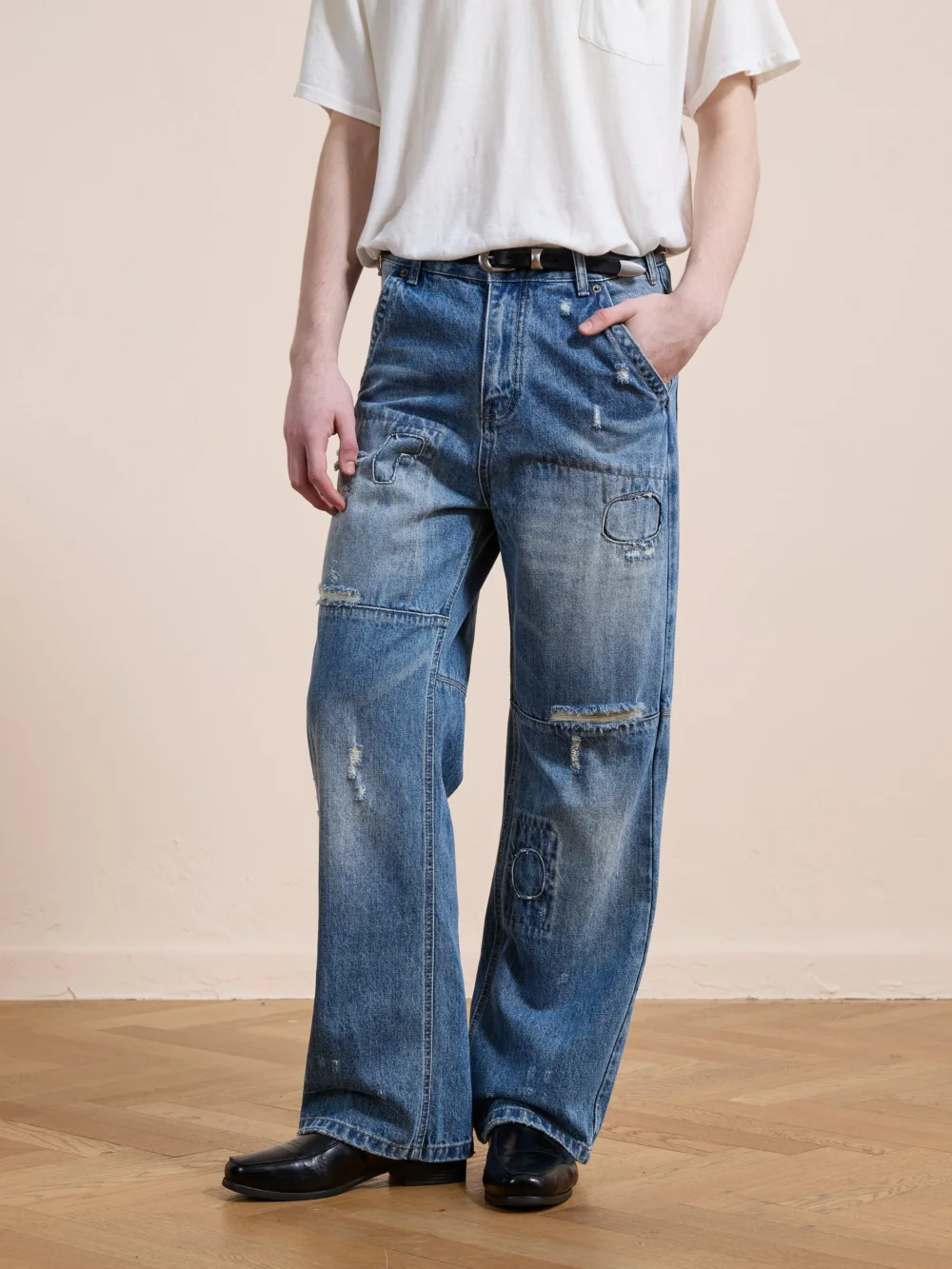 Painter Repaired Jeans
