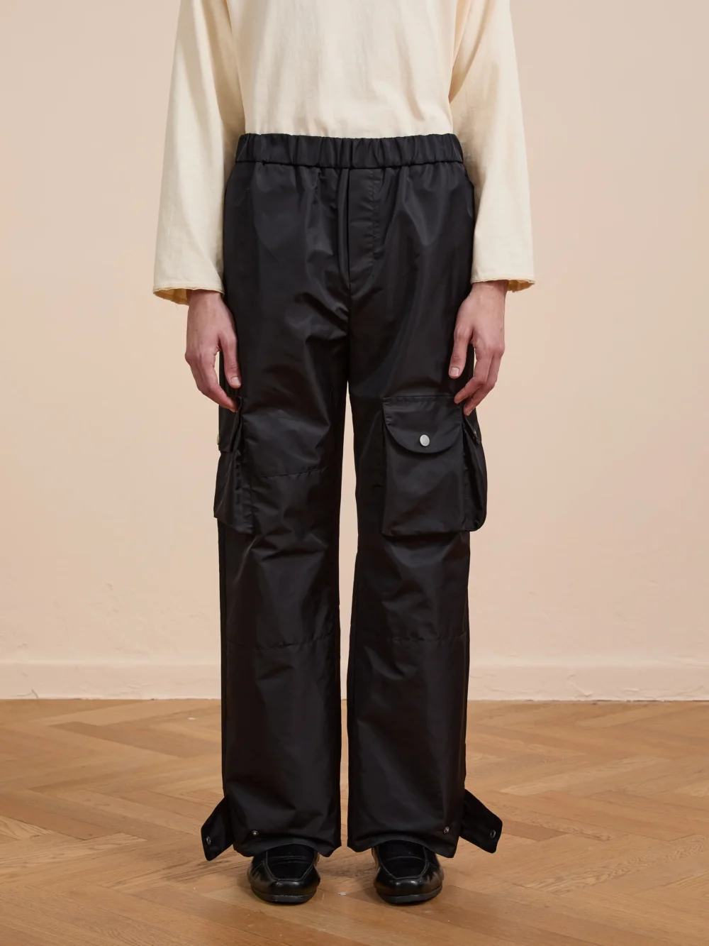Nylon Cargo Pants