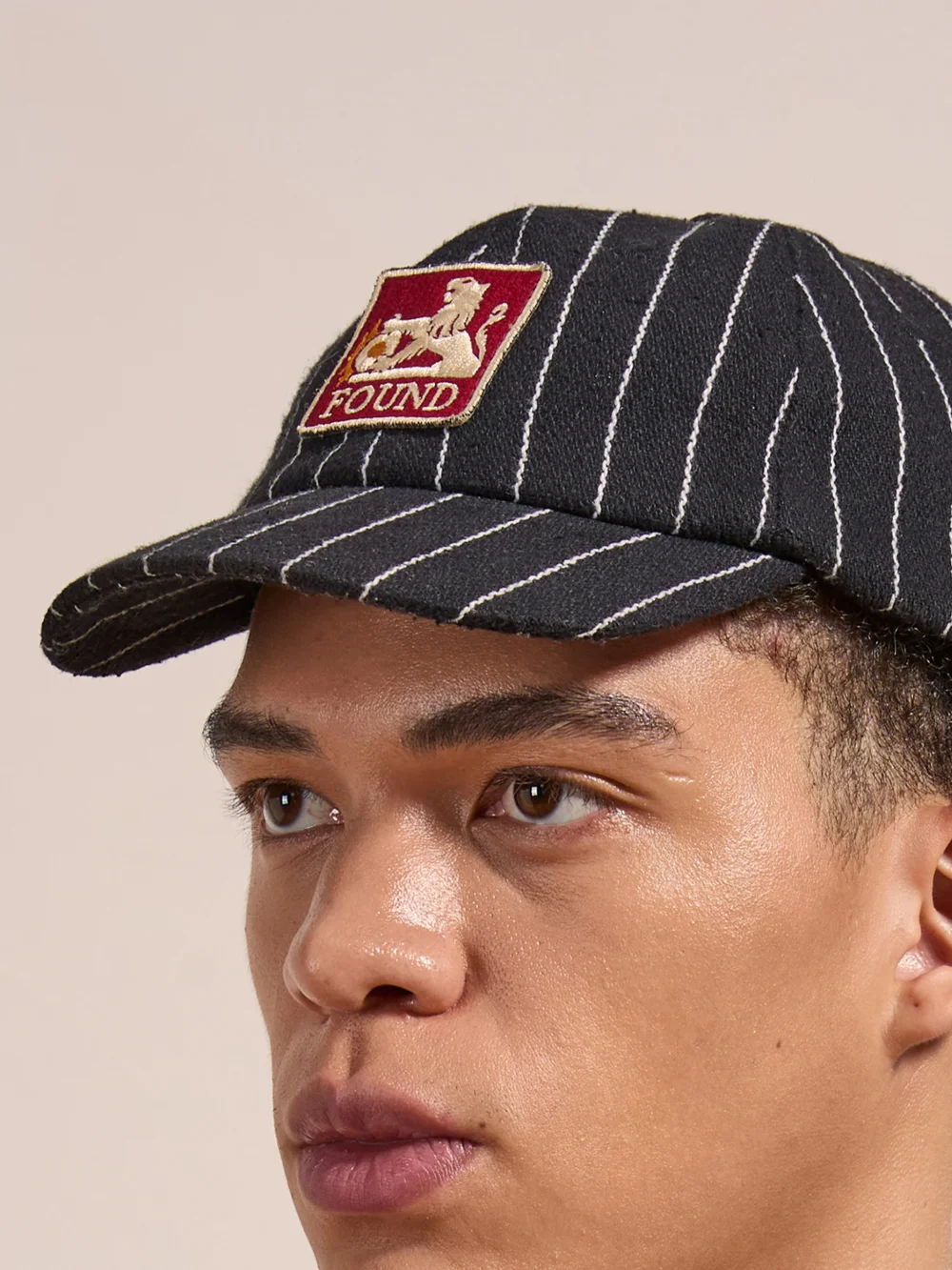 Pinstripe Lion Cap - 2