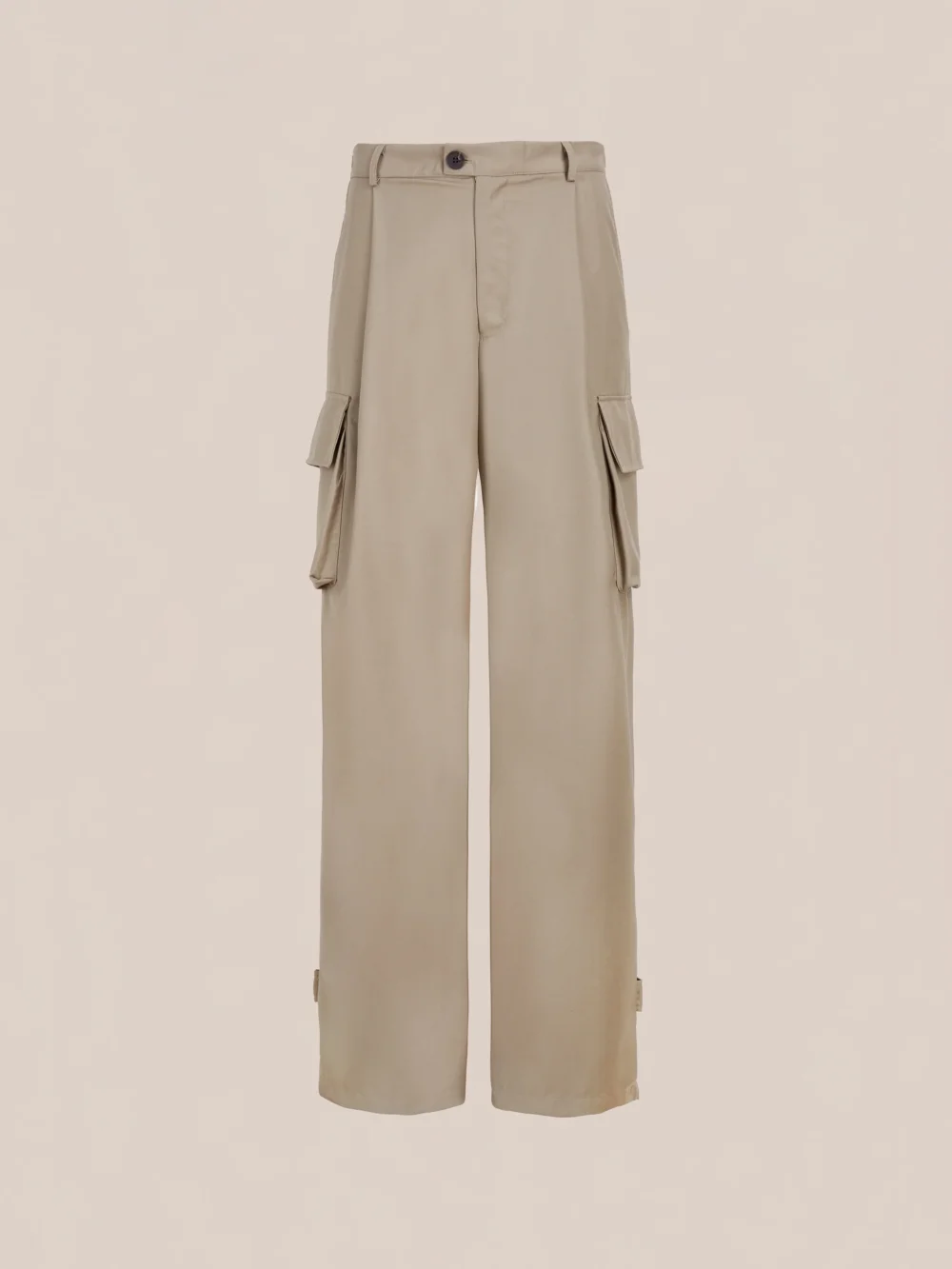 Pleated Cargo Pants - 4