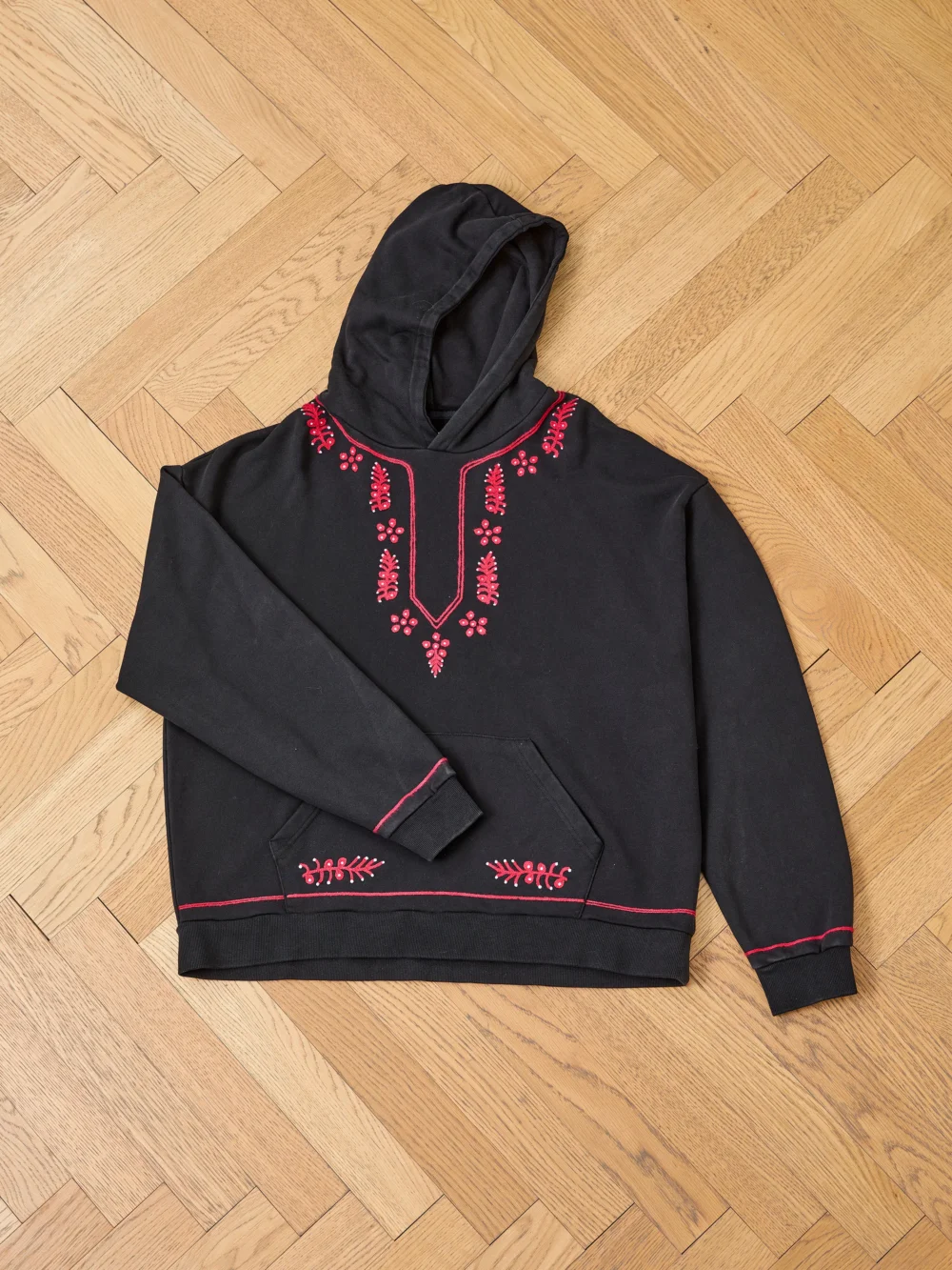 Indus Embroidered Hoodie - 5
