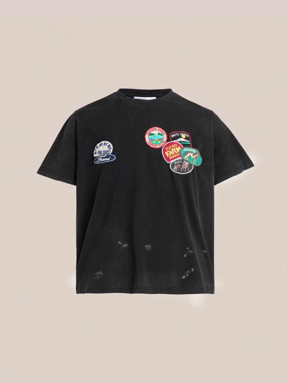 Multi Patch Washed Tee - 5