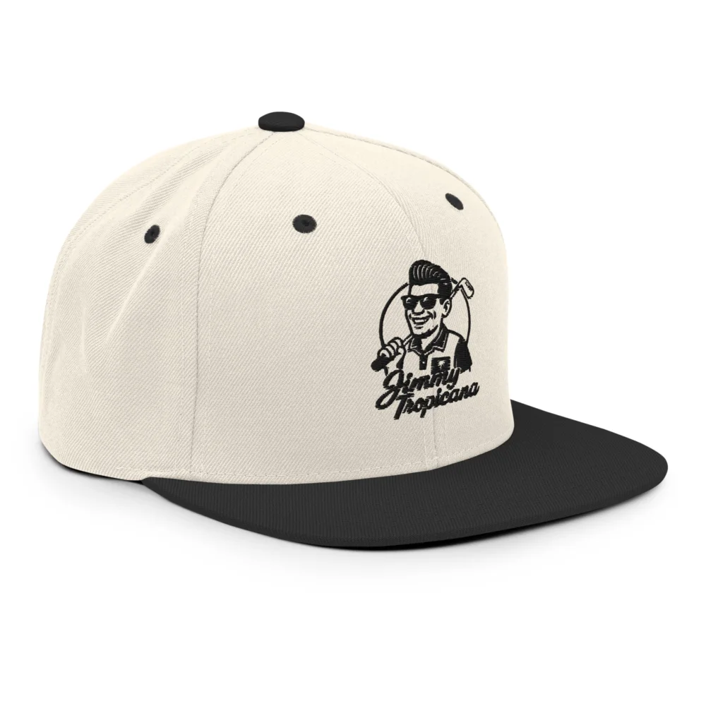 Jimmy Tropicana logo Snapback Hat