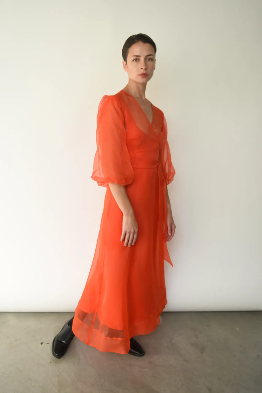 Loretta Midi - Vermilion
