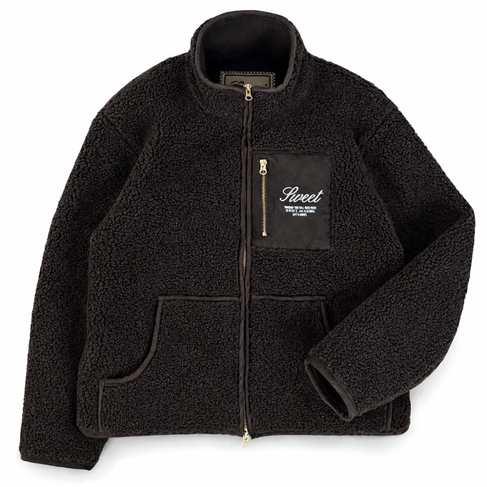 SWEET BROWN DEEP PILE JACKET