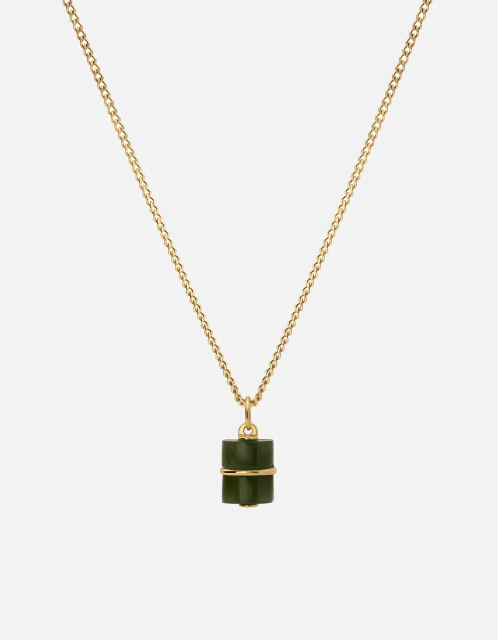 Otis Jasper Pendant Necklace, Gold Vermeil