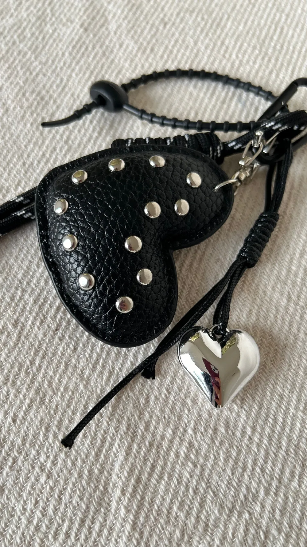 Black Heart Charm - 2