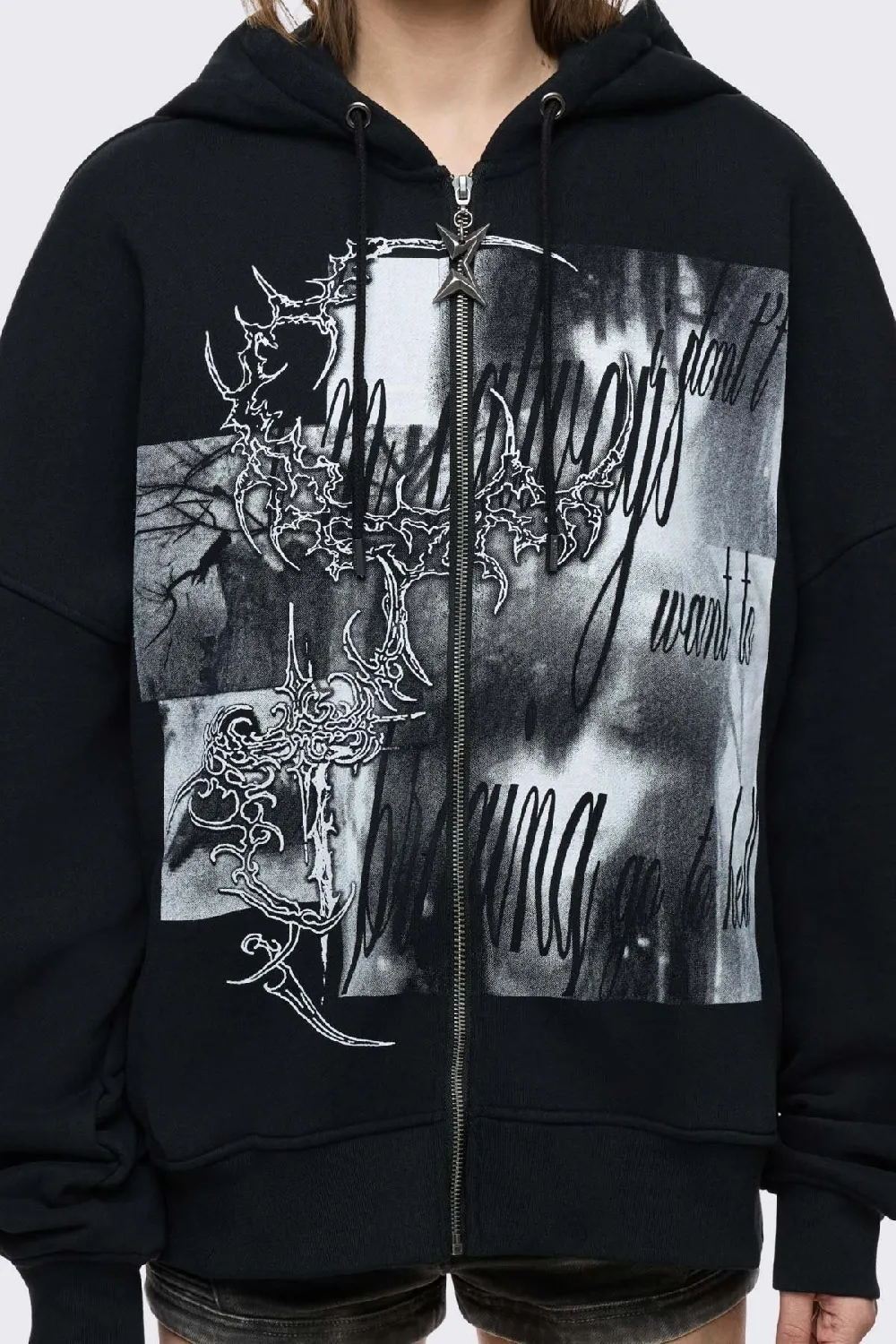 Go to Hell Zip Up Hoodie - 3