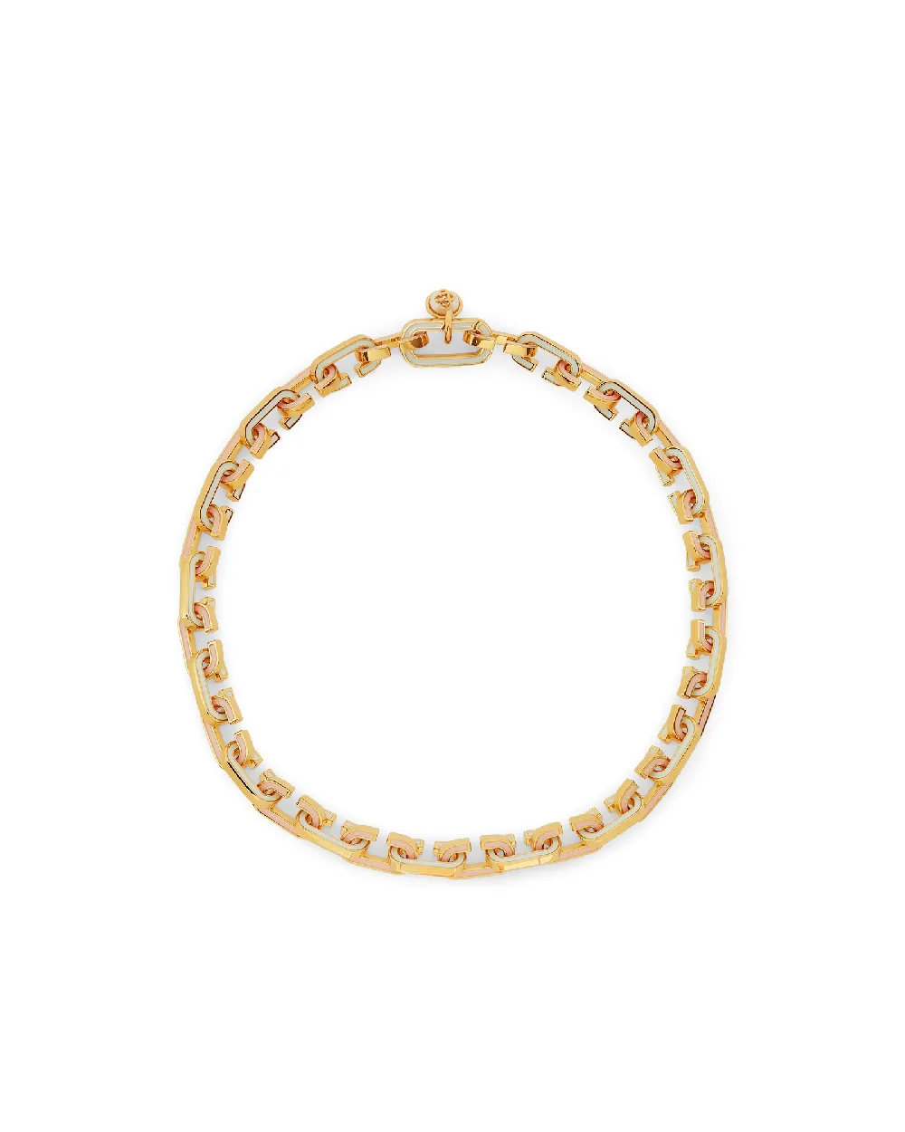 Enamel C Link Bracelet