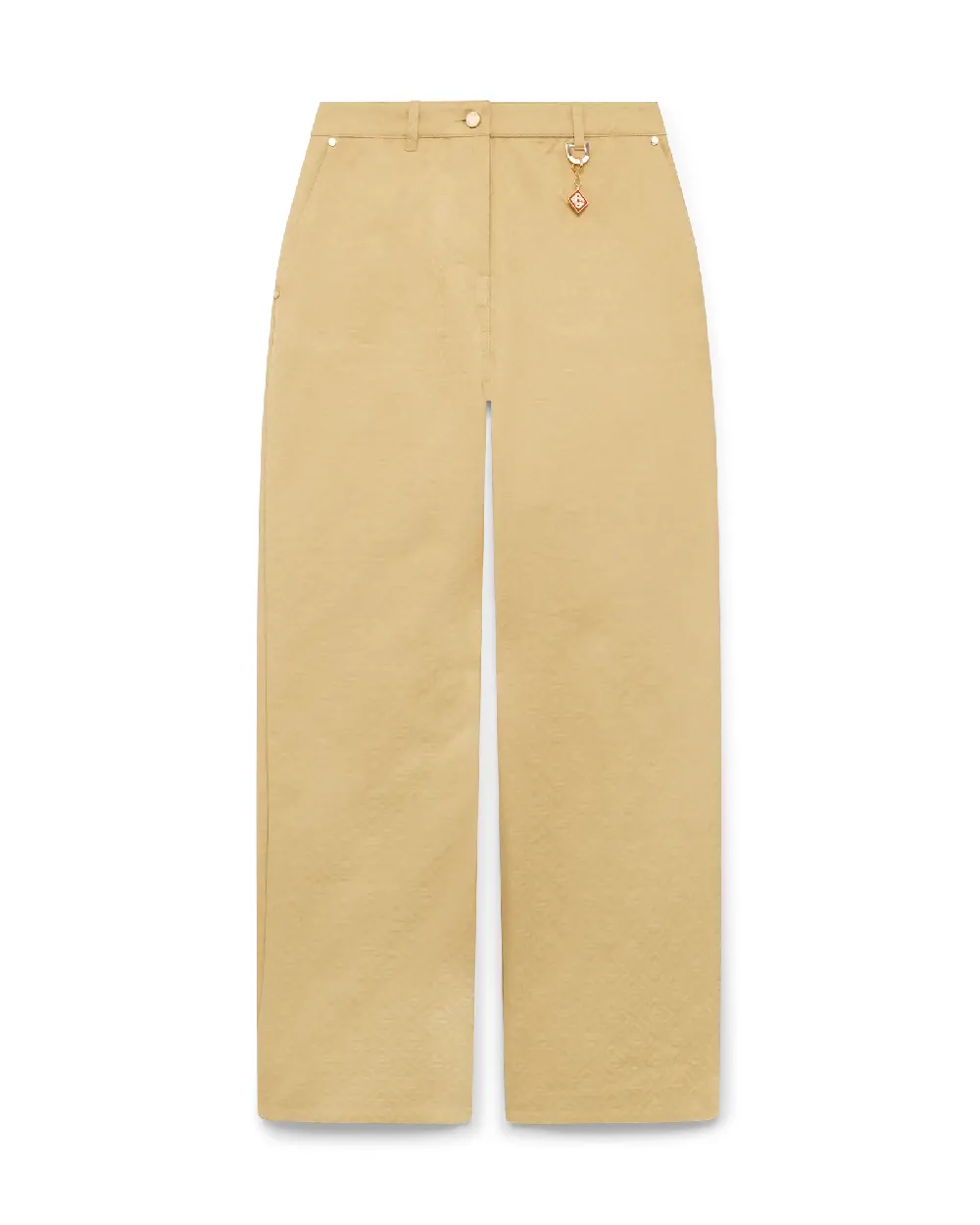 Cotton Monogram Jacquard Trousers