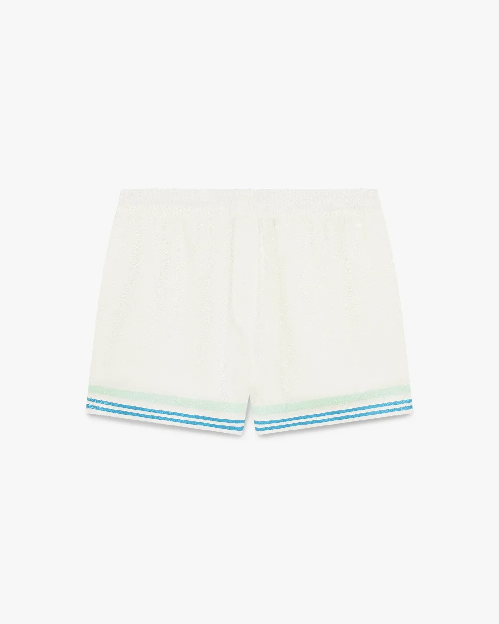 Floral CC Smile Monogram Jaquard Silk Shorts