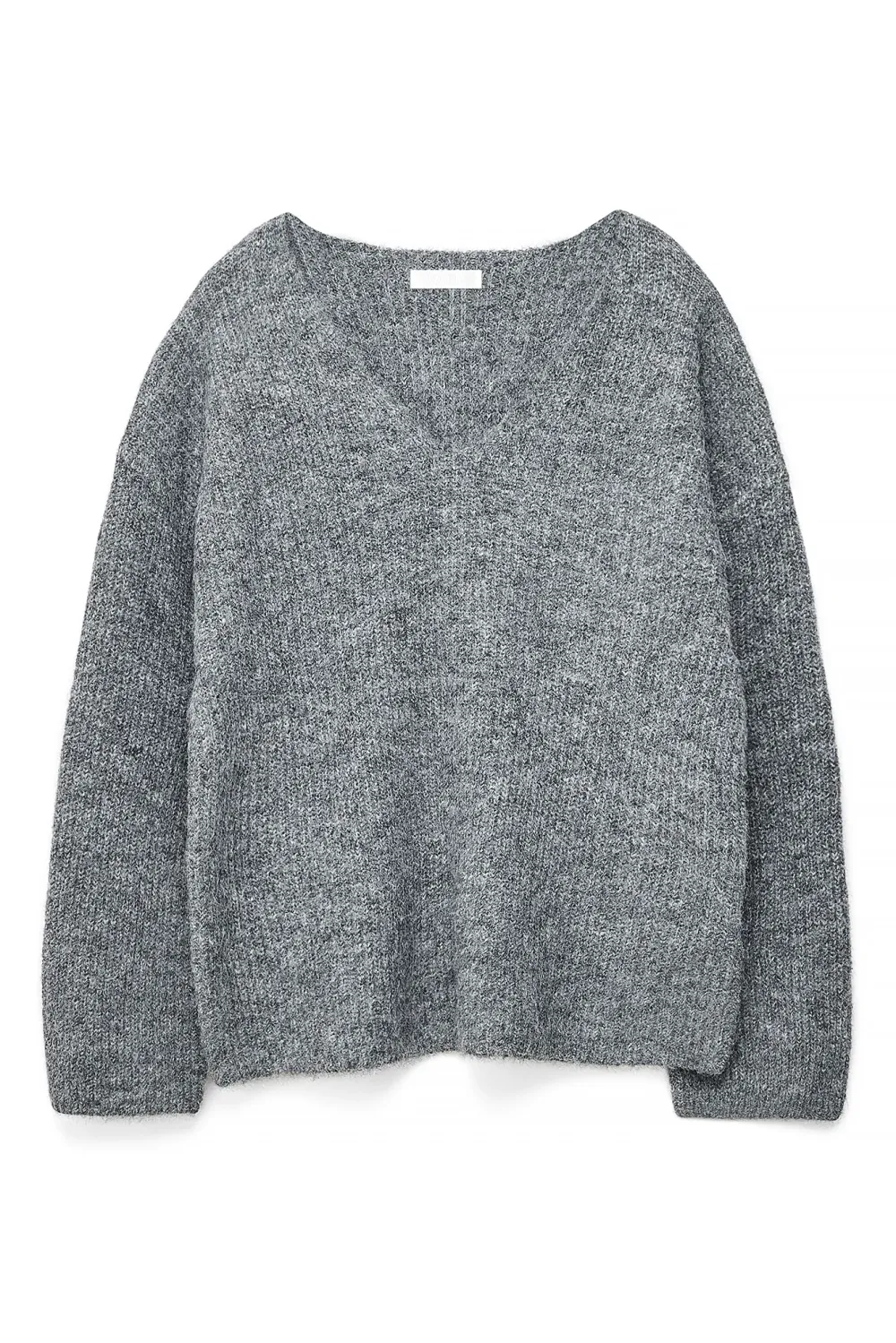 Knitted V-Neck Sweater - 5