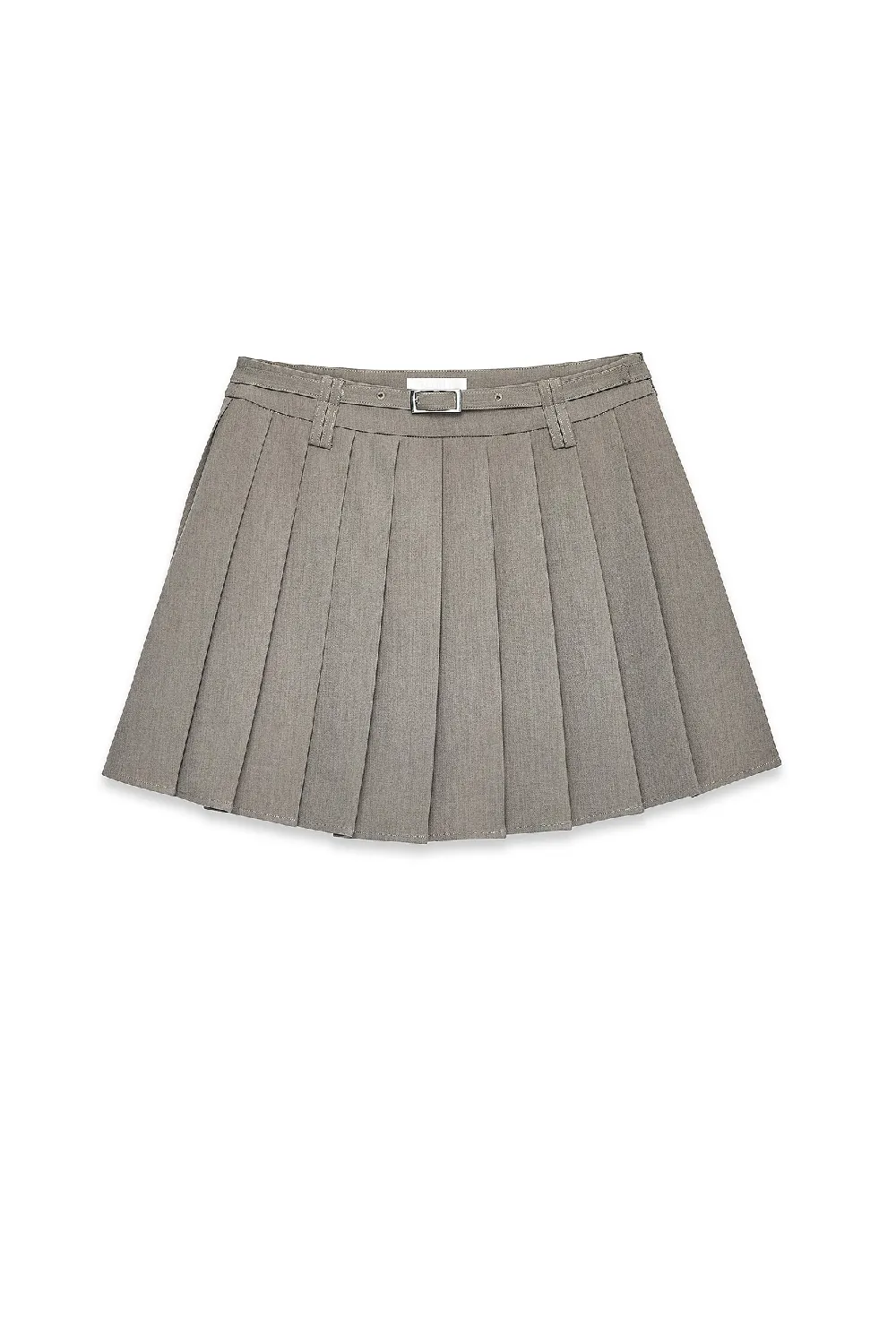Belted Mini Skirt - 5
