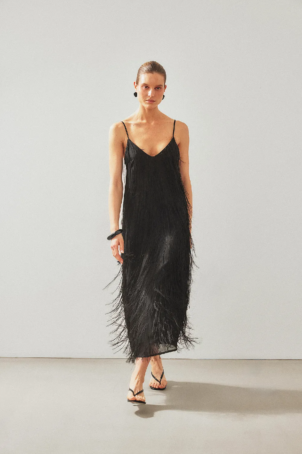 Fringe Maxi Dress - 2