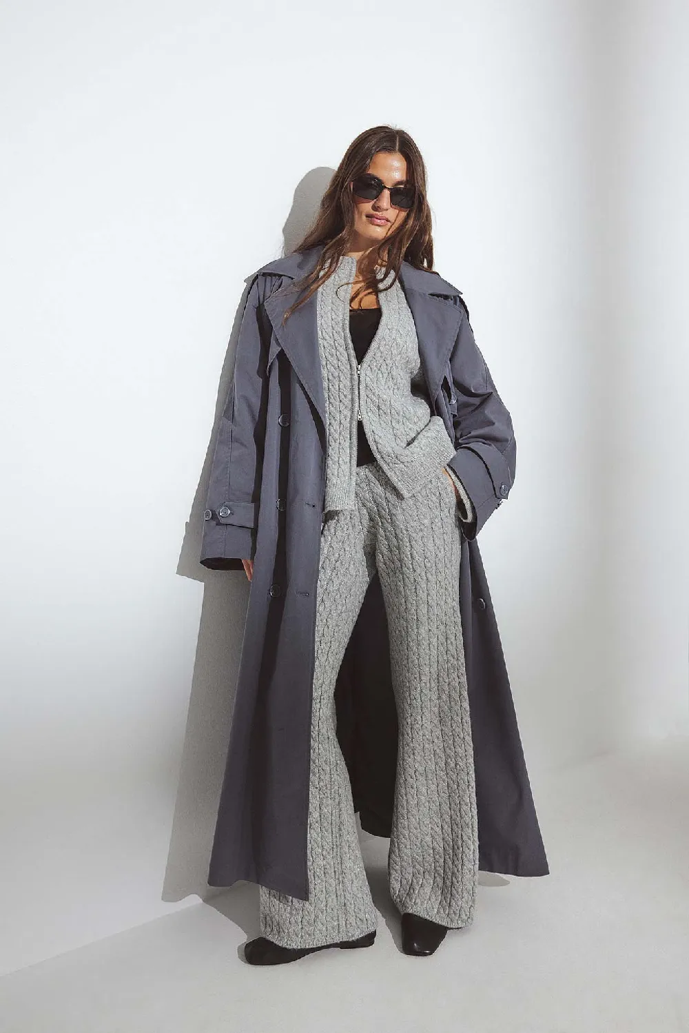 Cable Knit Trousers