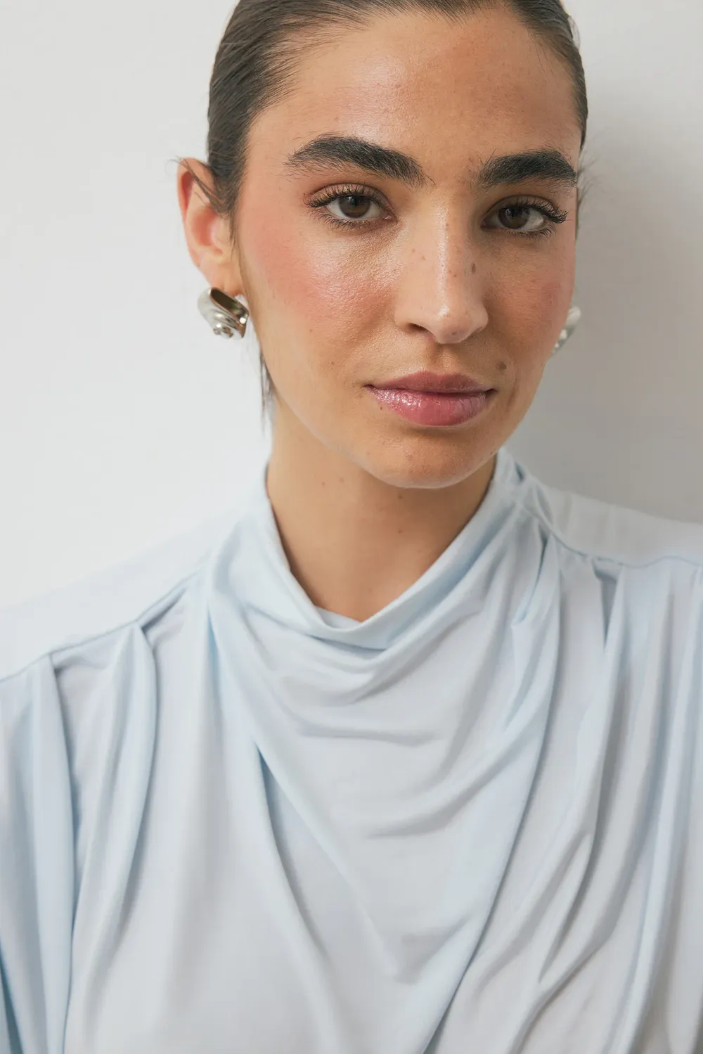 Draped Jersey Top - 3
