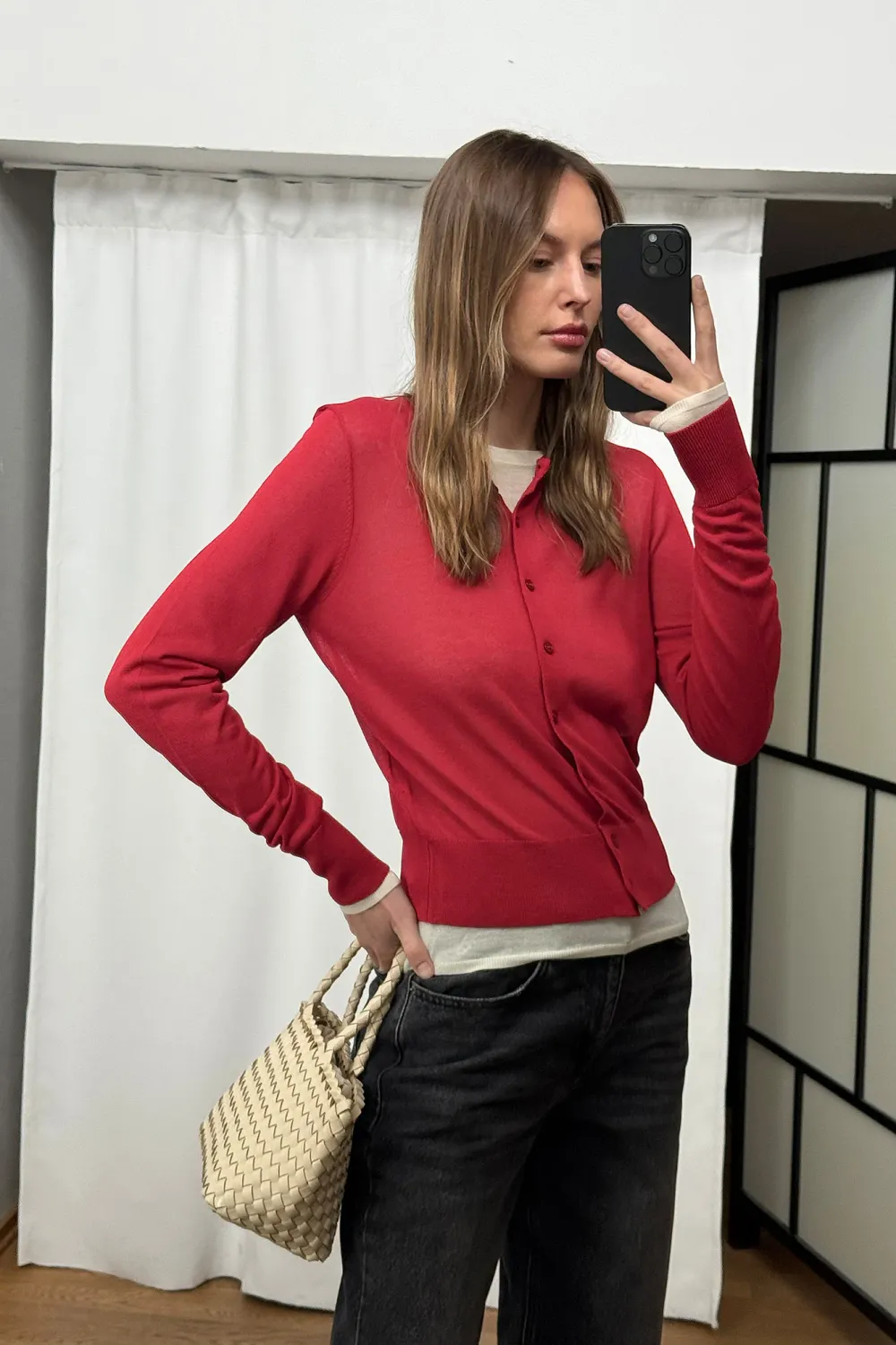 Knitted Sheer Cardigan