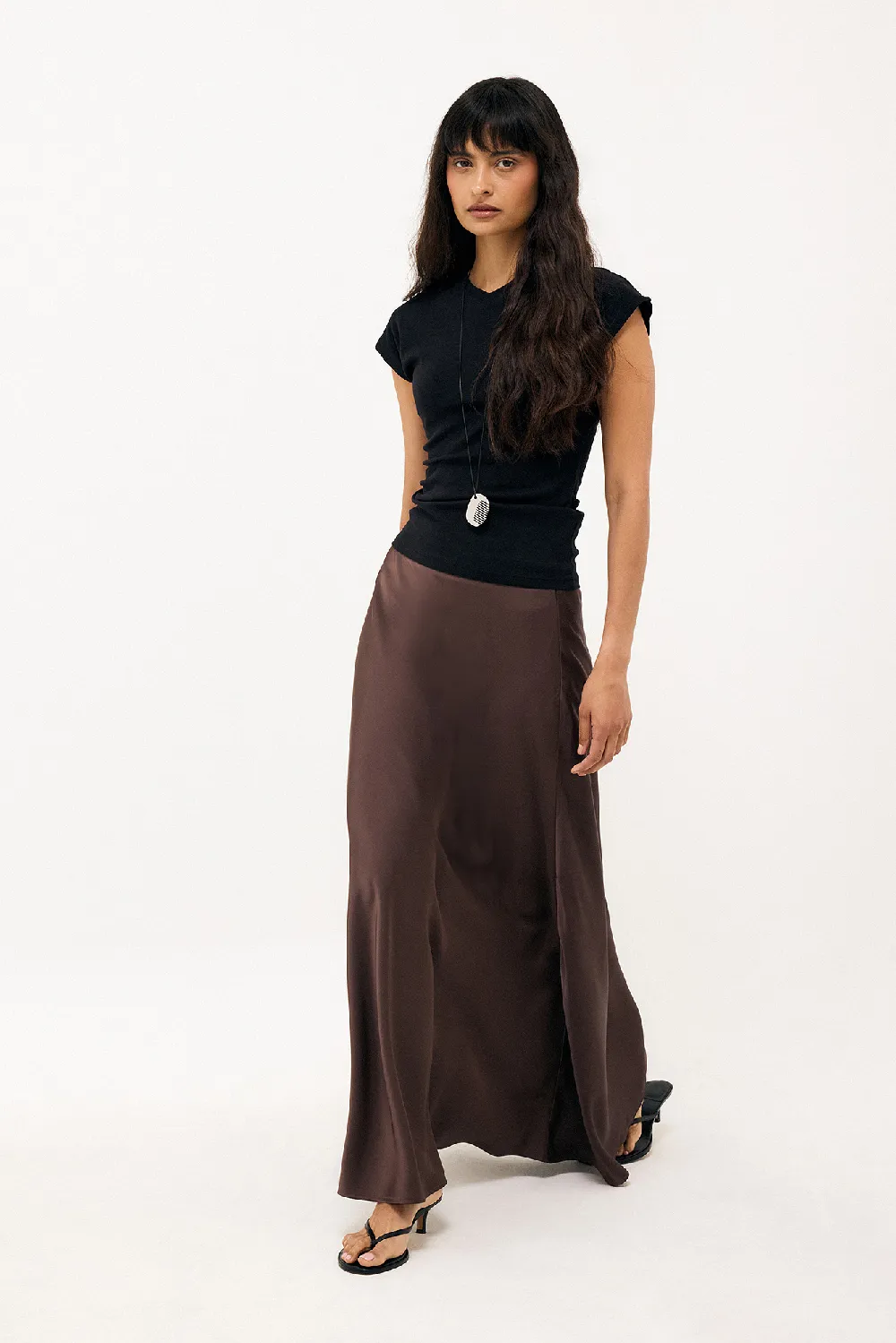 Satin Maxi Skirt