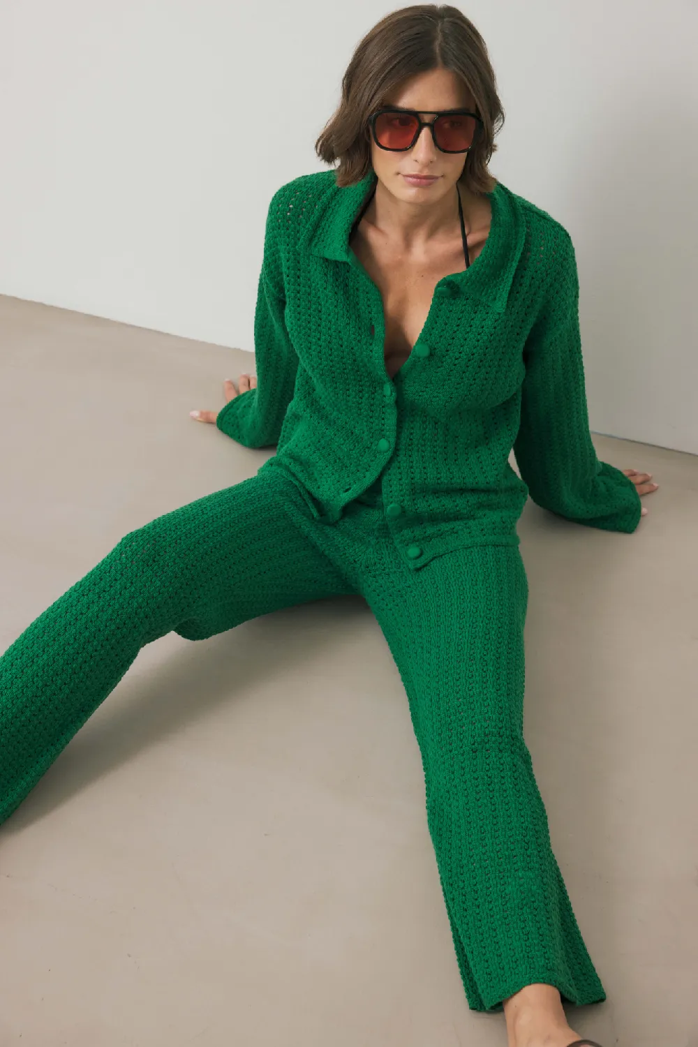 Knitted Crochet Trousers - 3