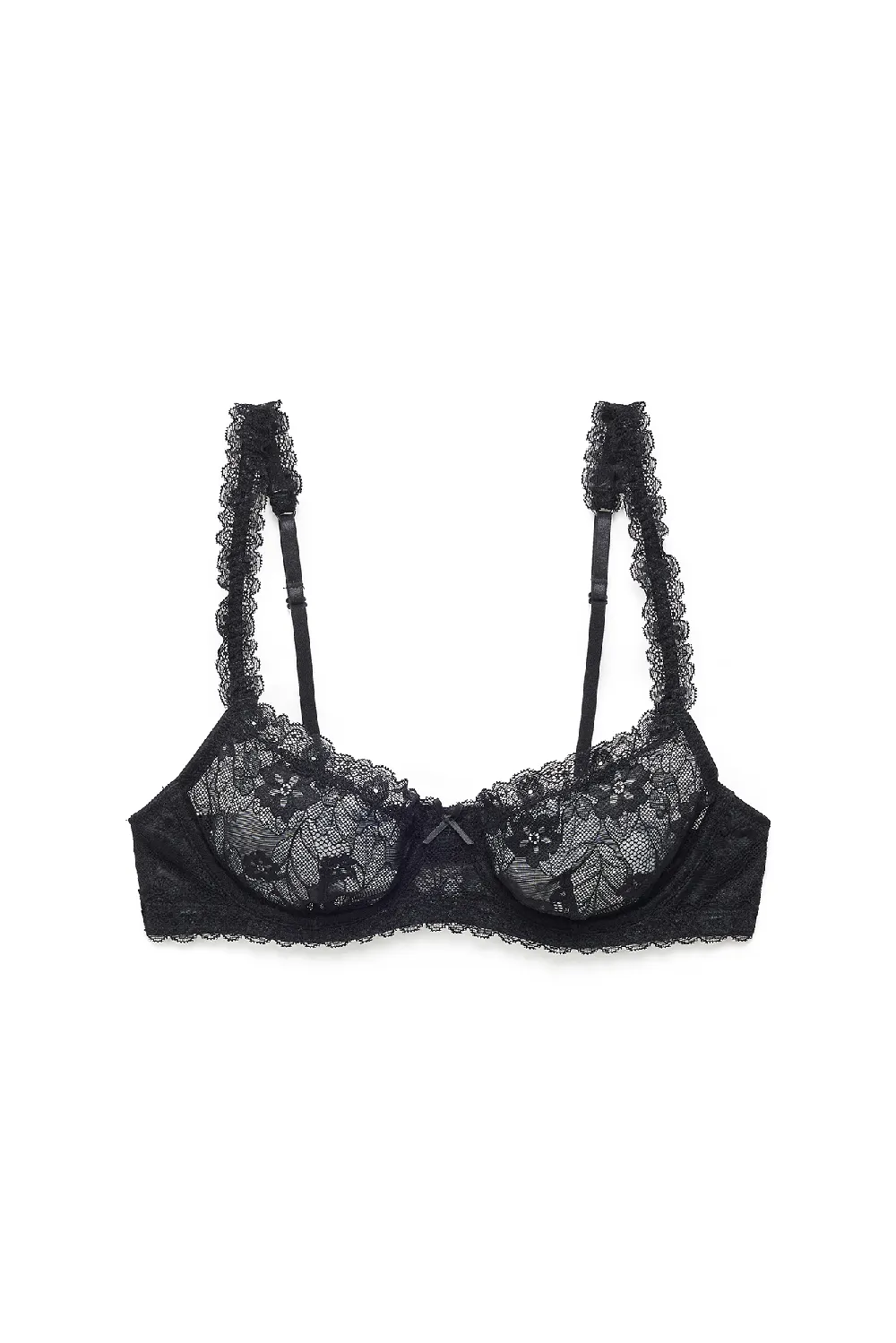 Underwired Lace Bra - 4