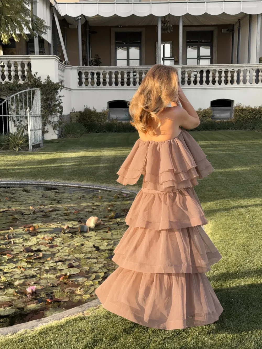 Flounce Maxi Skirt