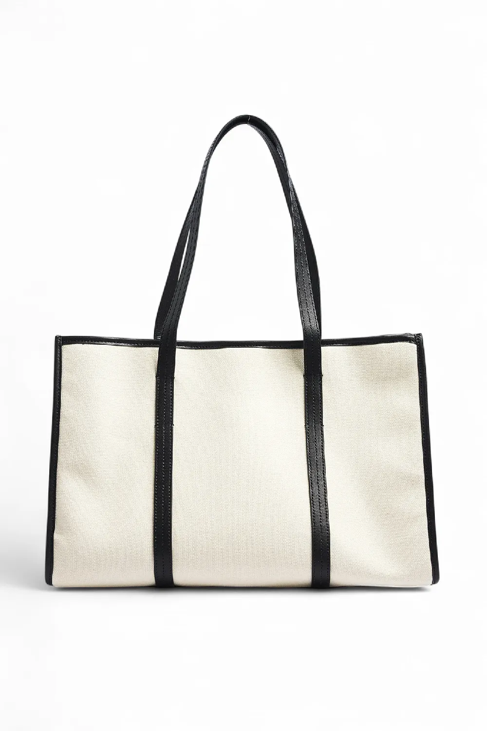 Canvas Contrast Tote