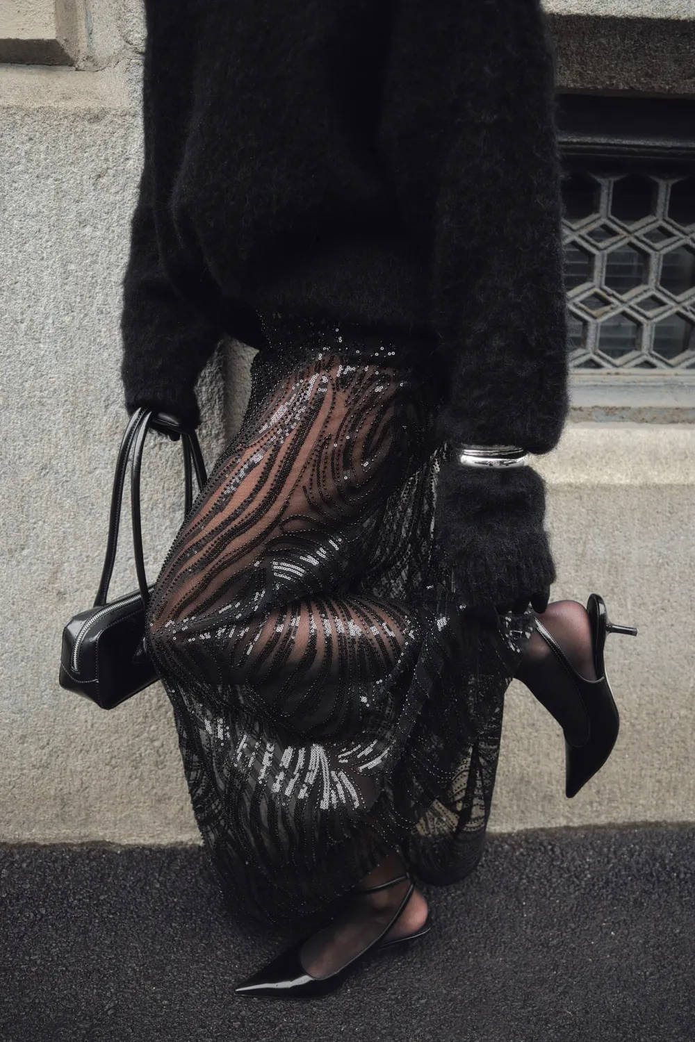 Embroderied Maxi Skirt