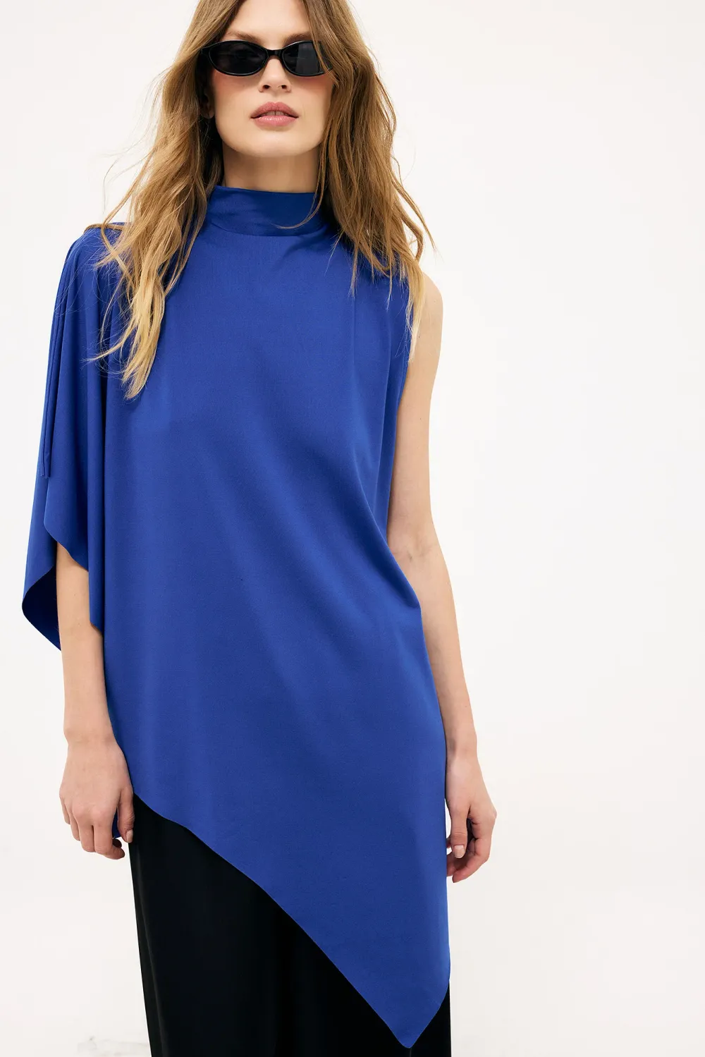 Asymmetric Jersey Top