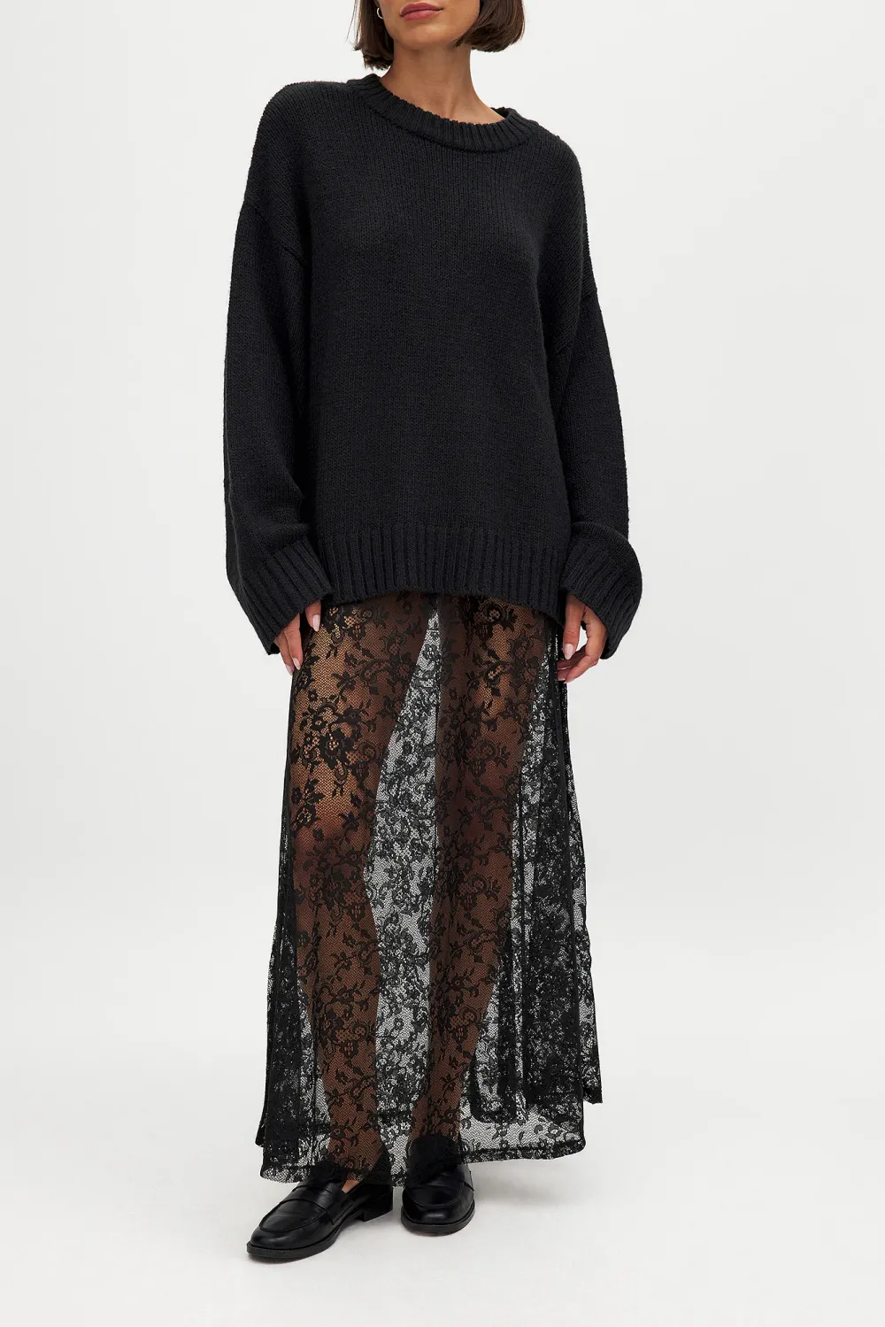 Lace Maxi Skirt - 3