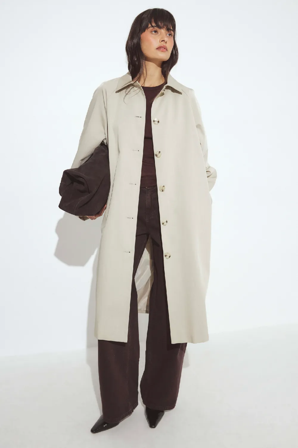 Raglan Sleeve Trenchcoat