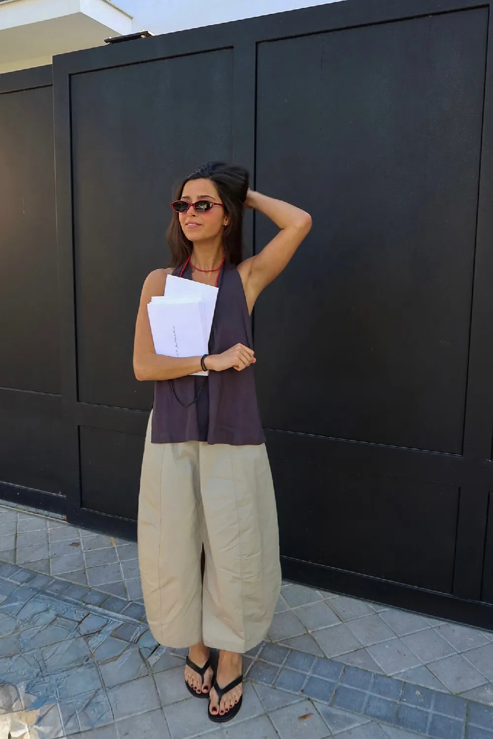 Cargo Cocoon Midi Skirt