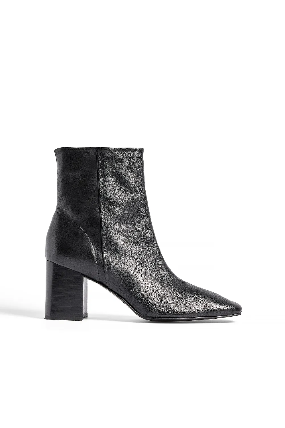 Unlined Leather Ankle Boots - 4