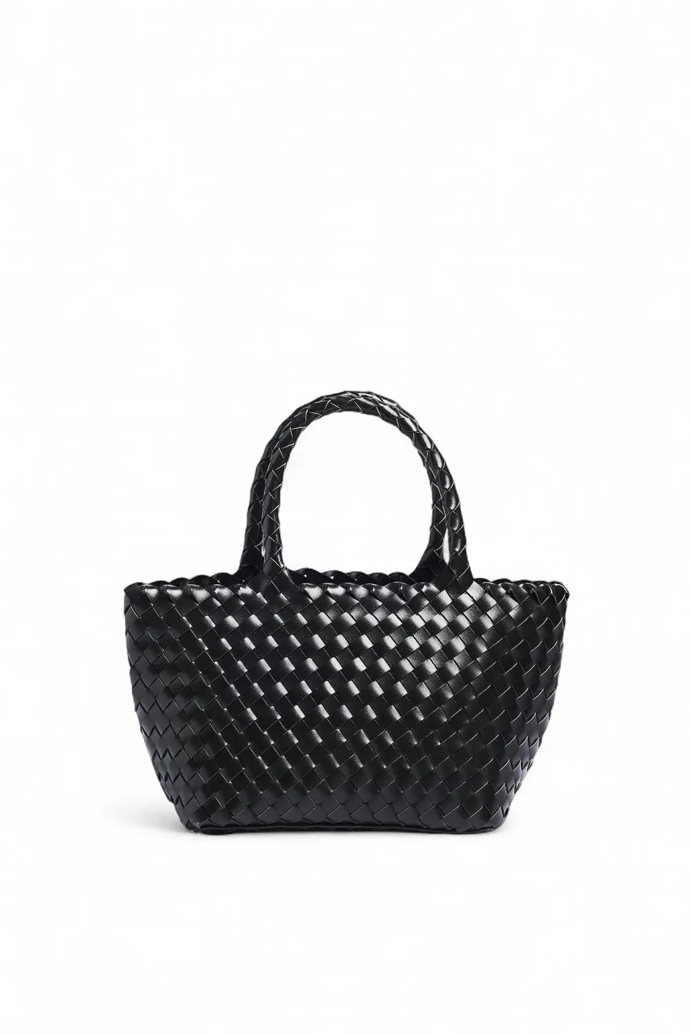 Woven Leather Handbag
