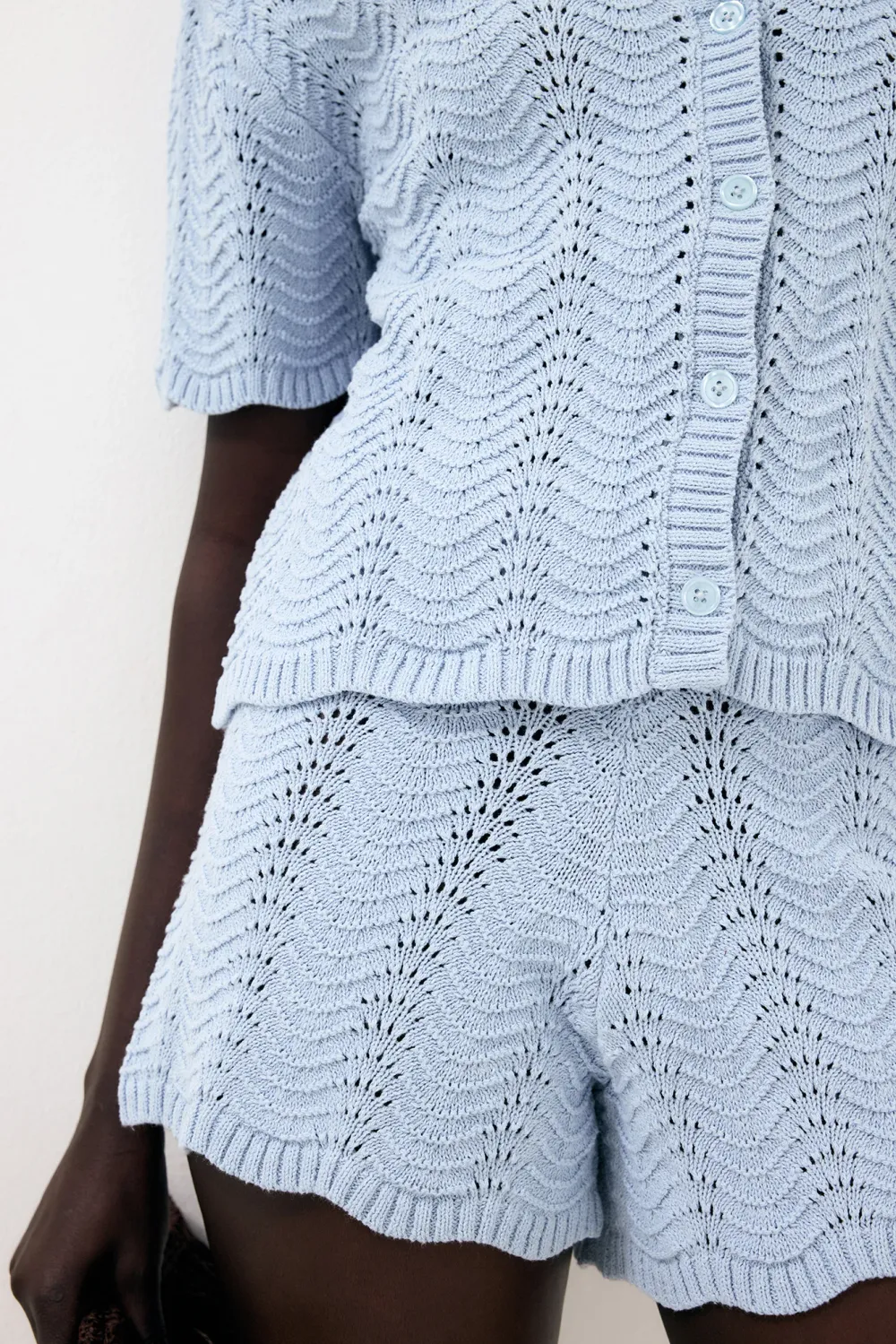 Knitted Crochet Shorts