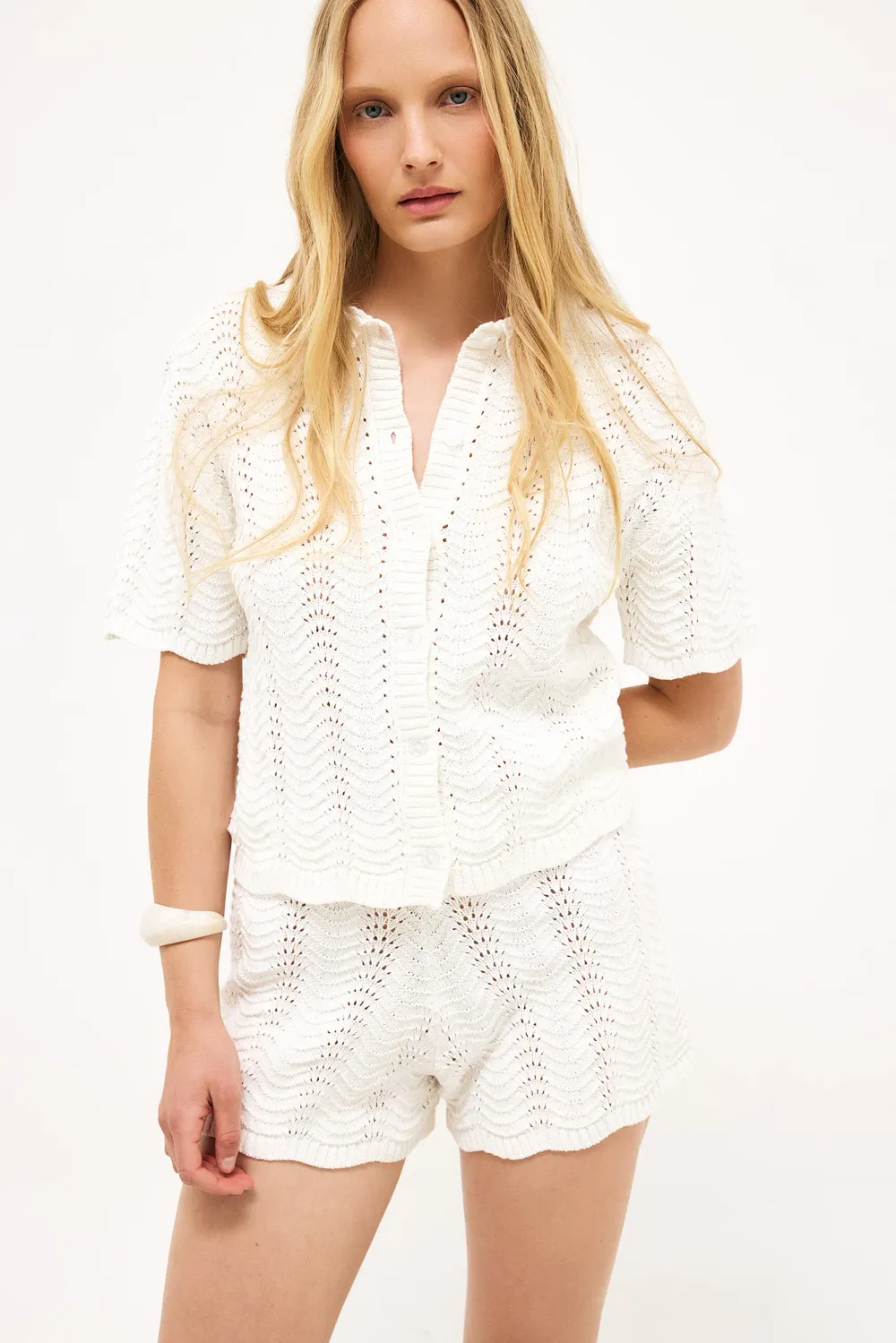 Knitted Crochet Shorts