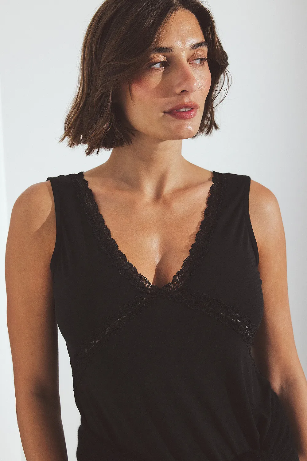 Lace Insert Top