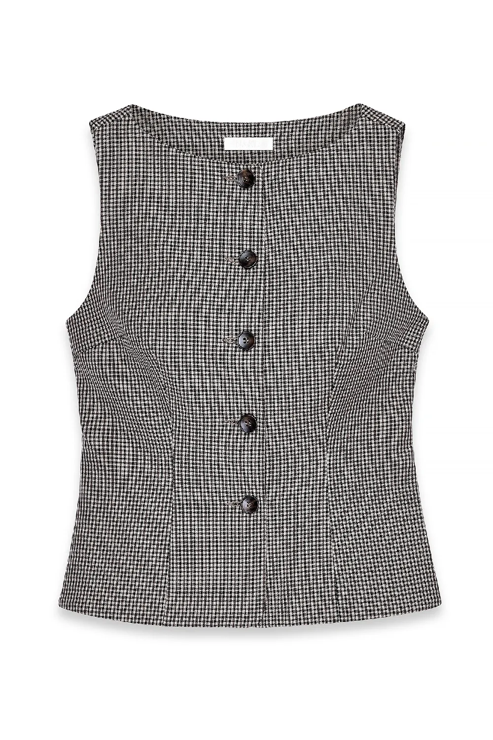 Tailored Check Vest - 4