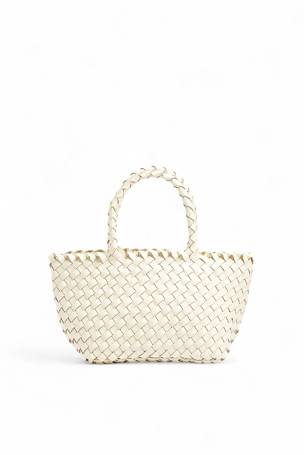 Woven Leather Handbag