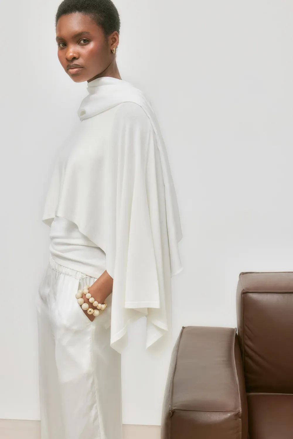 Knitted Cape Top