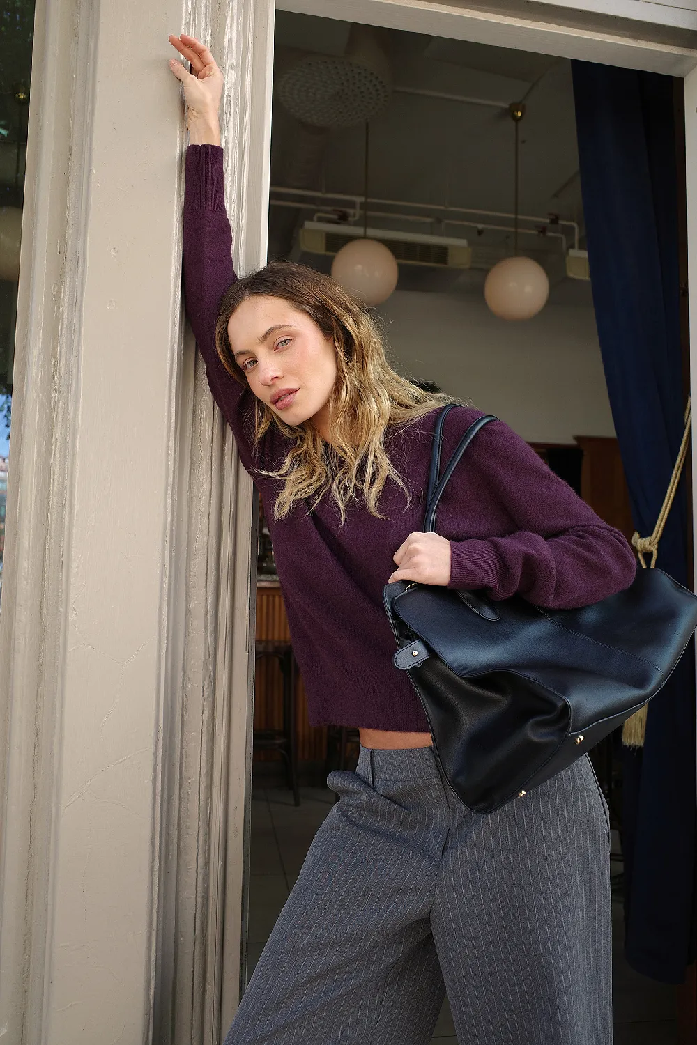 Knitted Cashmere Round Neck Sweater