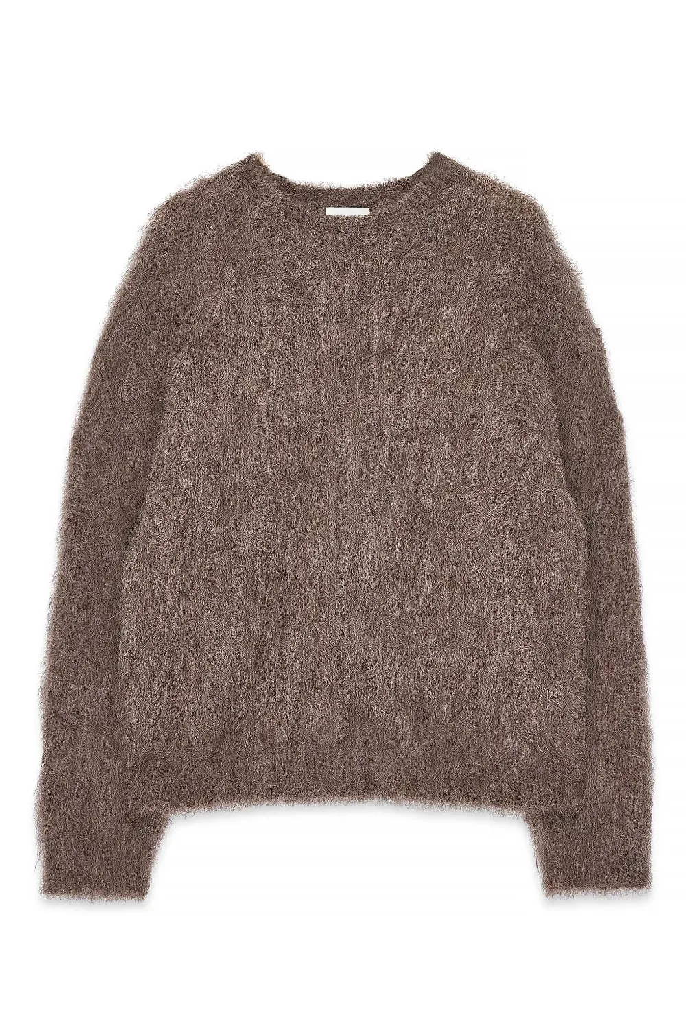 Knitted Alpaca Blend Oversized Sweater - 5