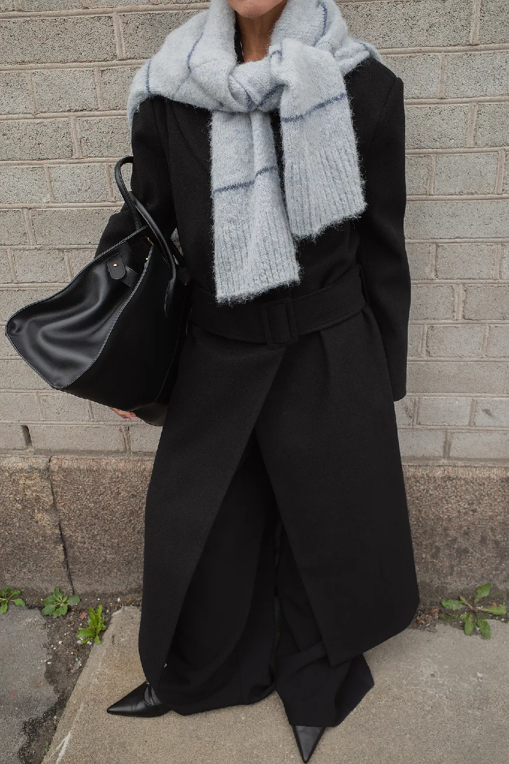 Low Waist Belted Coat