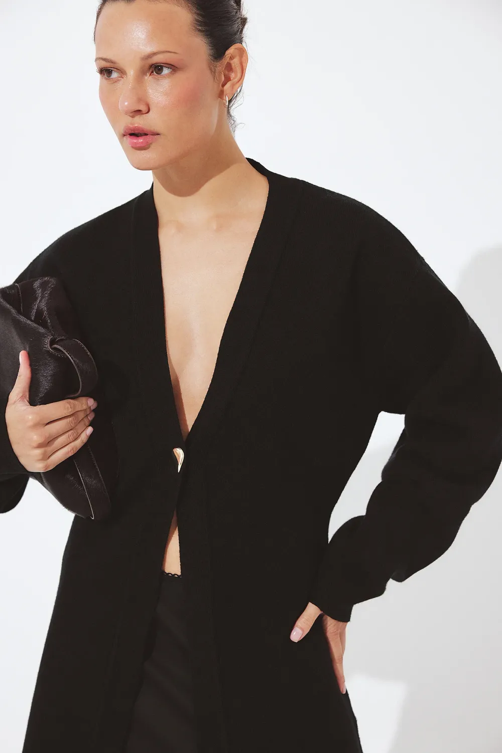 Knitted Sculptural Cardigan